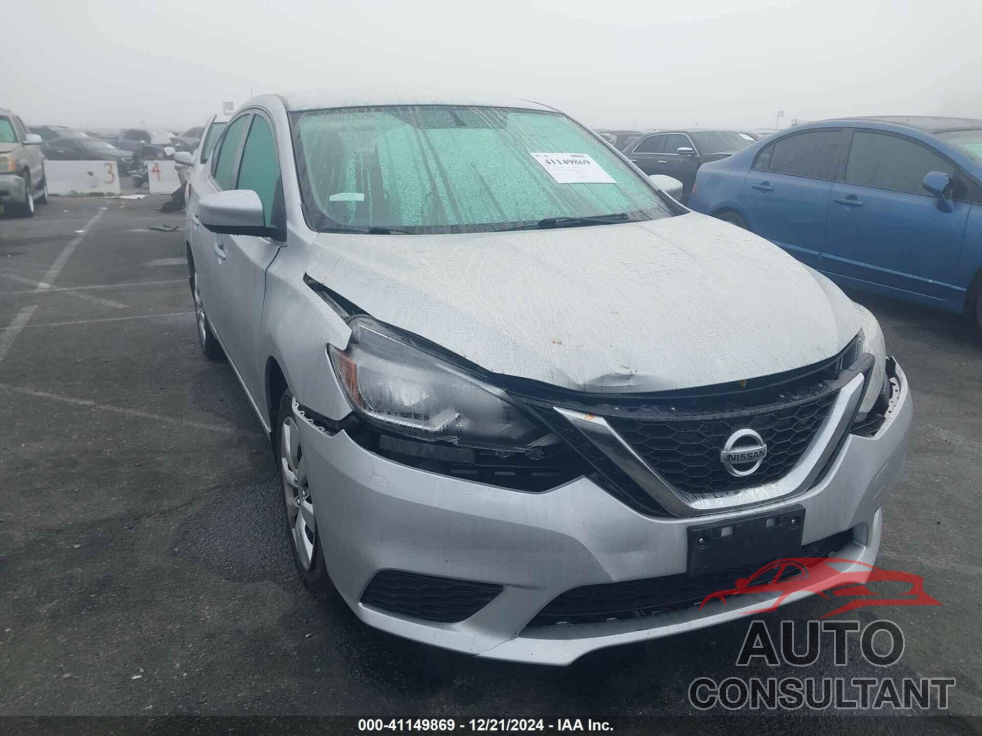 NISSAN SENTRA 2019 - 3N1AB7AP9KY301560
