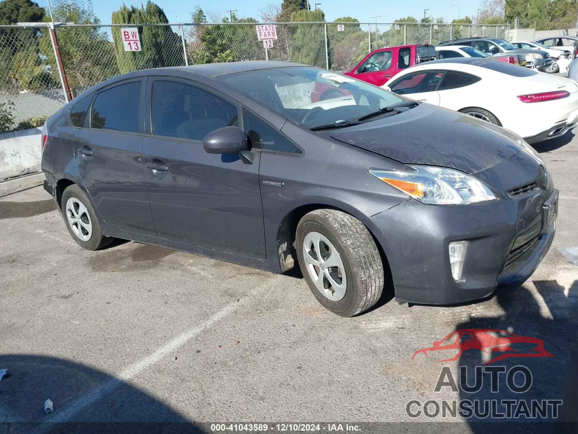 TOYOTA PRIUS 2013 - JTDKN3DU8D5685186