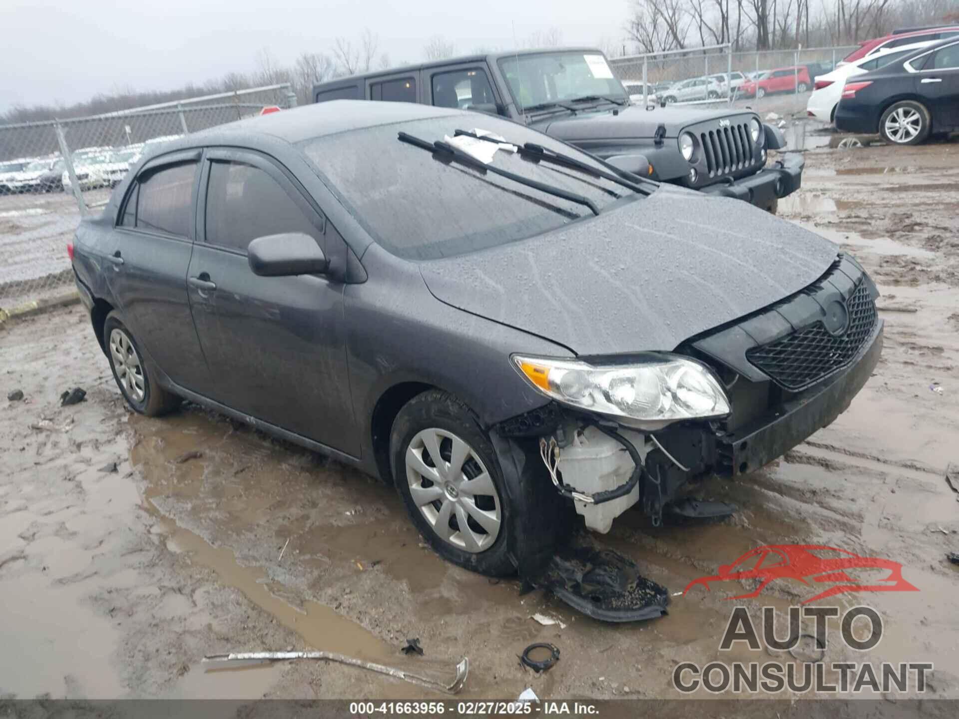 TOYOTA COROLLA 2009 - 2T1BU40E39C167956