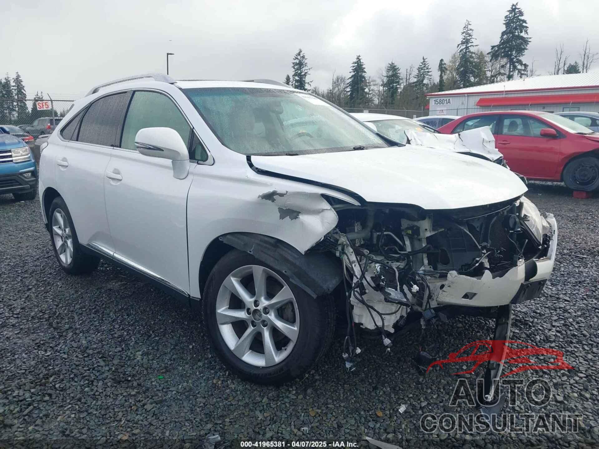 LEXUS RX 350 2010 - JTJBK1BA8A2417335