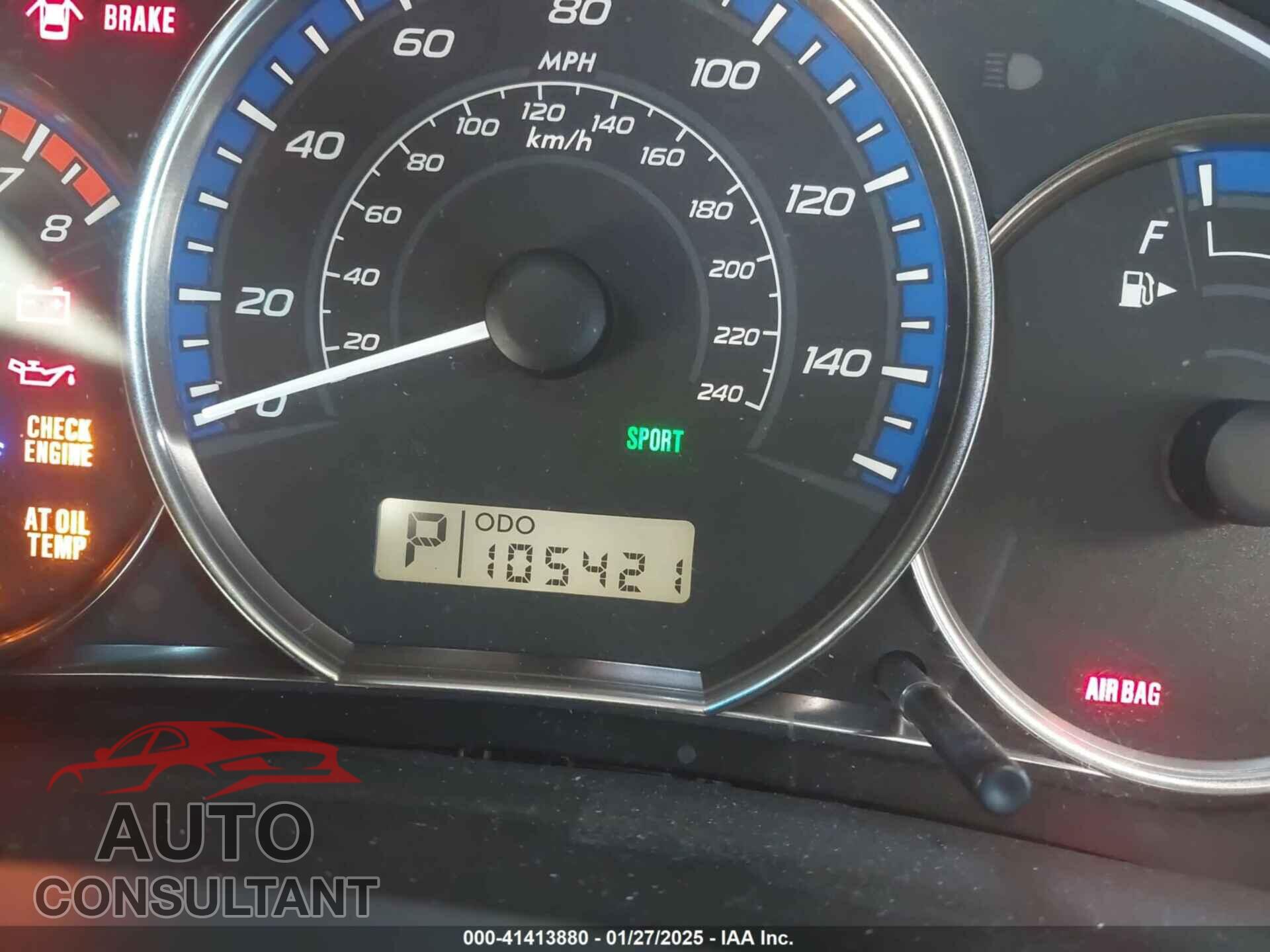 SUBARU FORESTER 2011 - JF2SHAEC0BH773177