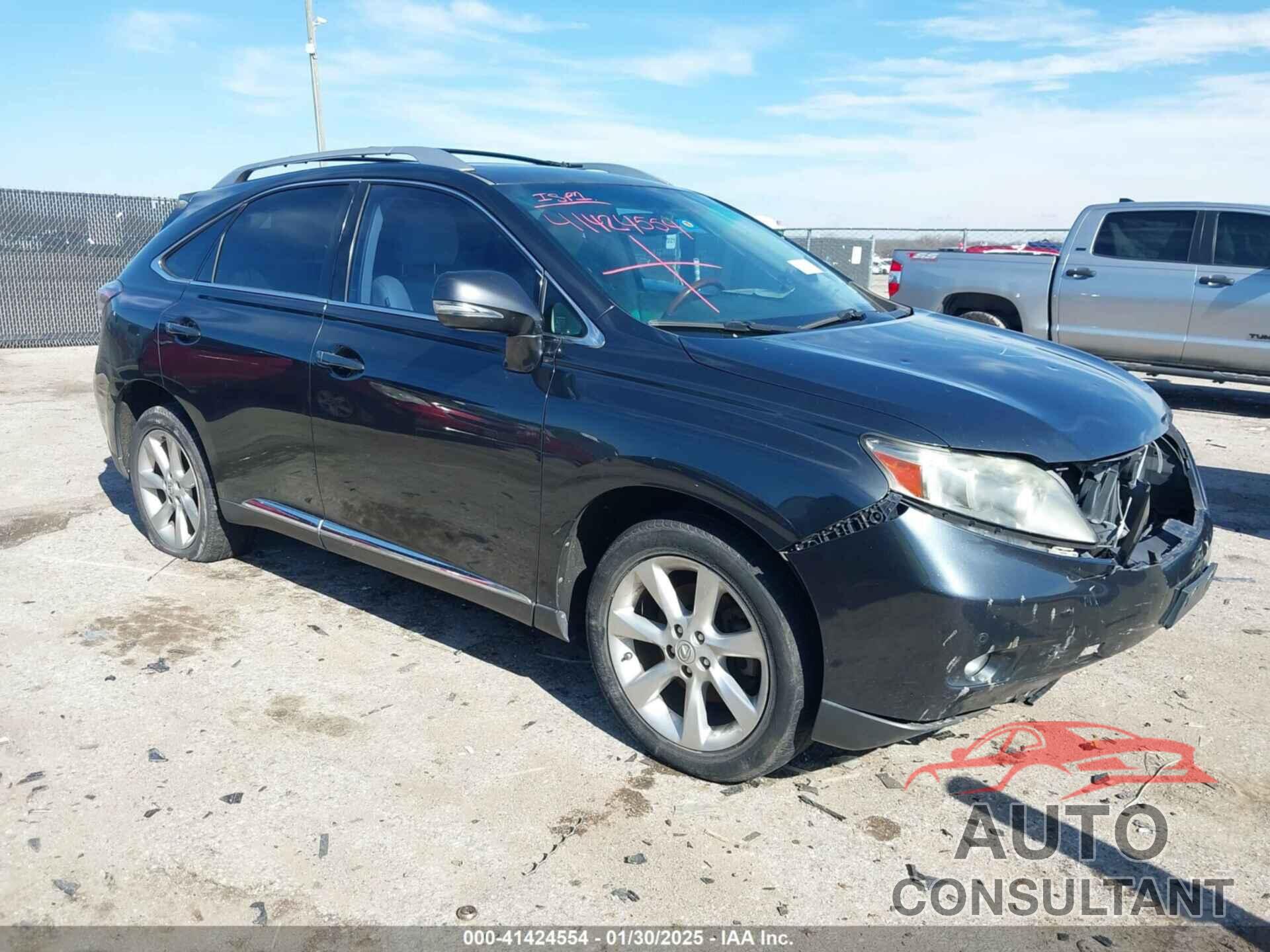 LEXUS RX 350 2010 - JTJZK1BA5A2002696