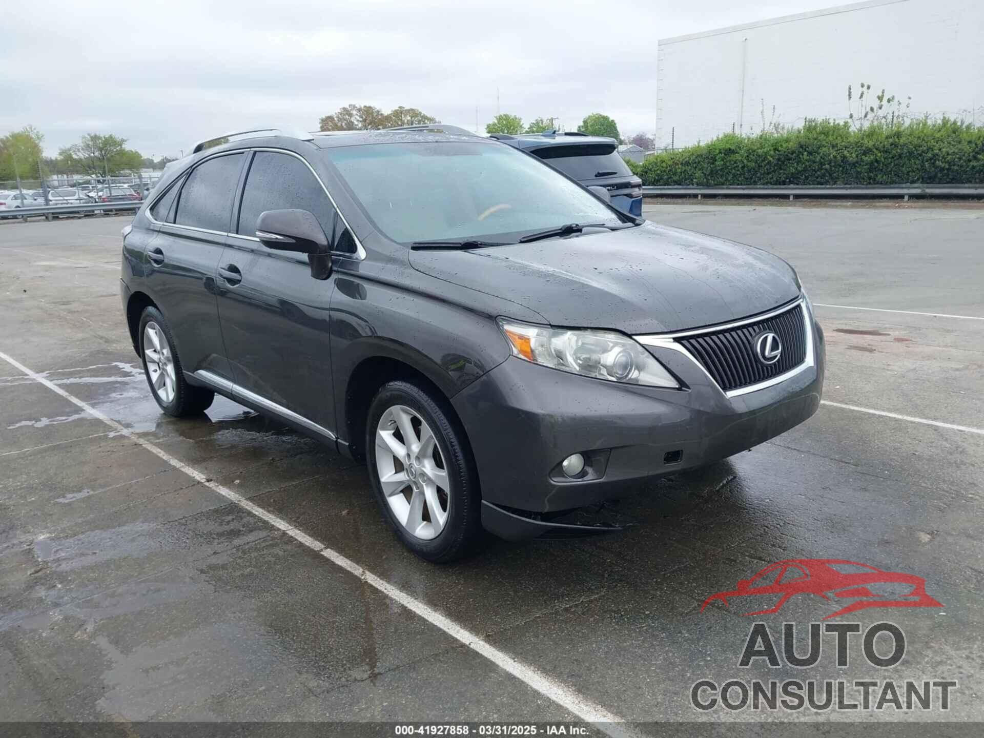 LEXUS RX 350 2010 - 2T2ZK1BA3AC010876