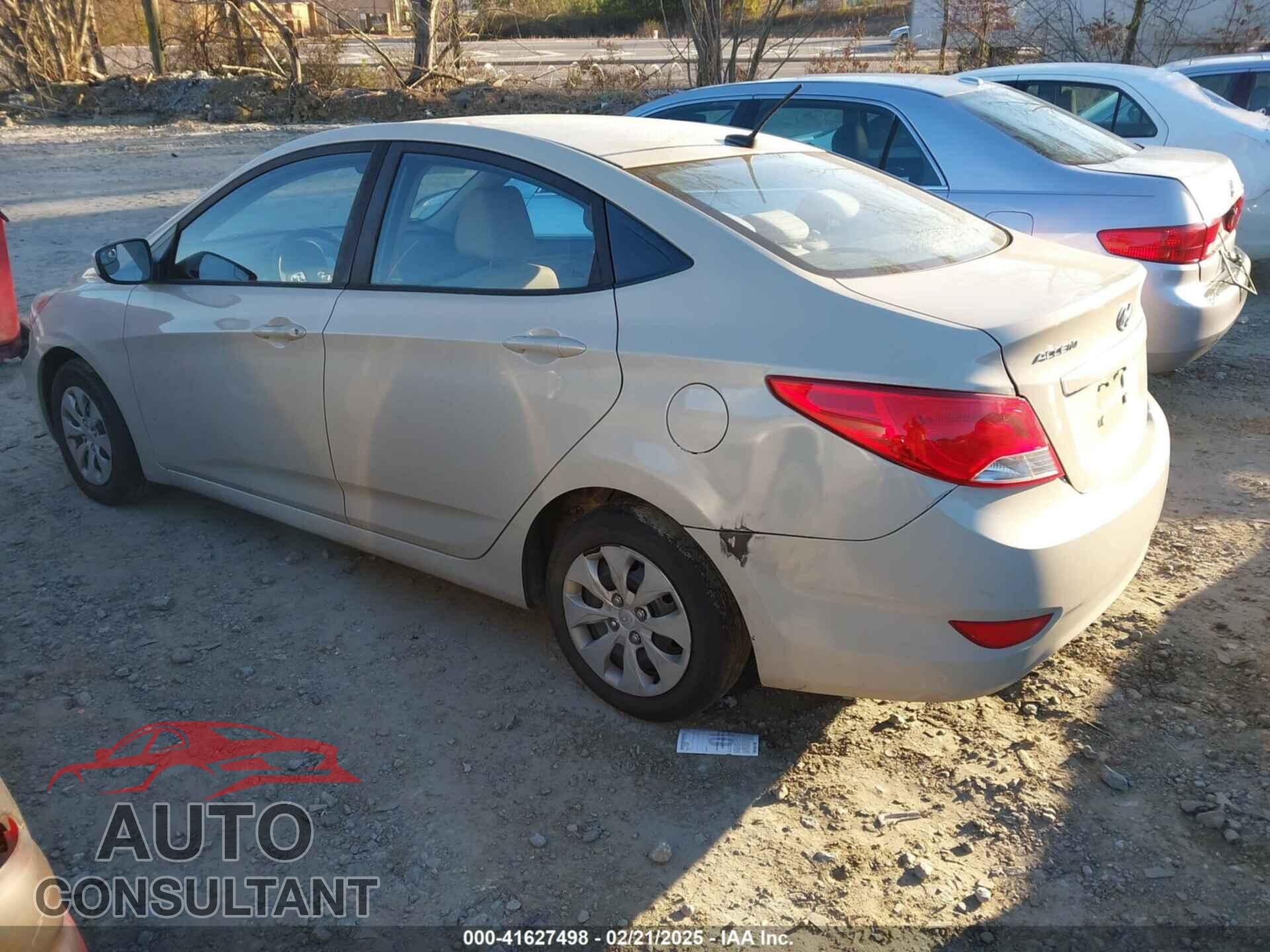 HYUNDAI ACCENT 2016 - KMHCT4AE6GU086211
