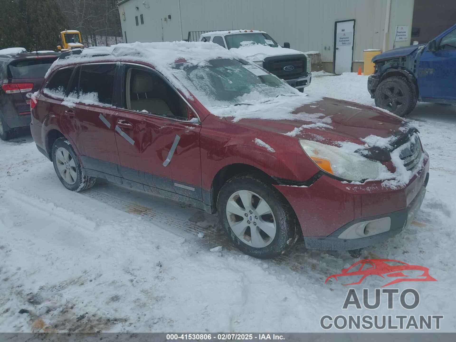 SUBARU OUTBACK 2011 - 4S4BRBLCXB3439381