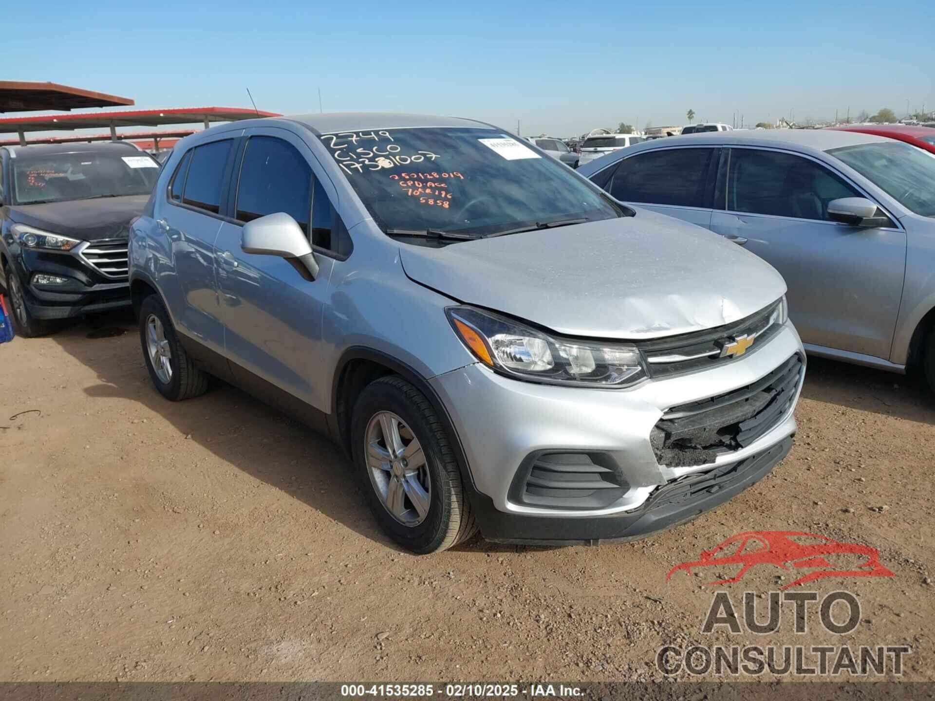 CHEVROLET TRAX 2022 - KL7CJKSMXNB555858