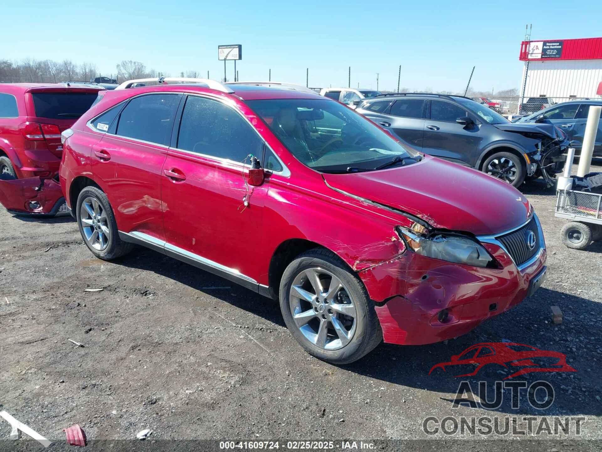 LEXUS RX 350 2012 - 2T2ZK1BA6CC082335