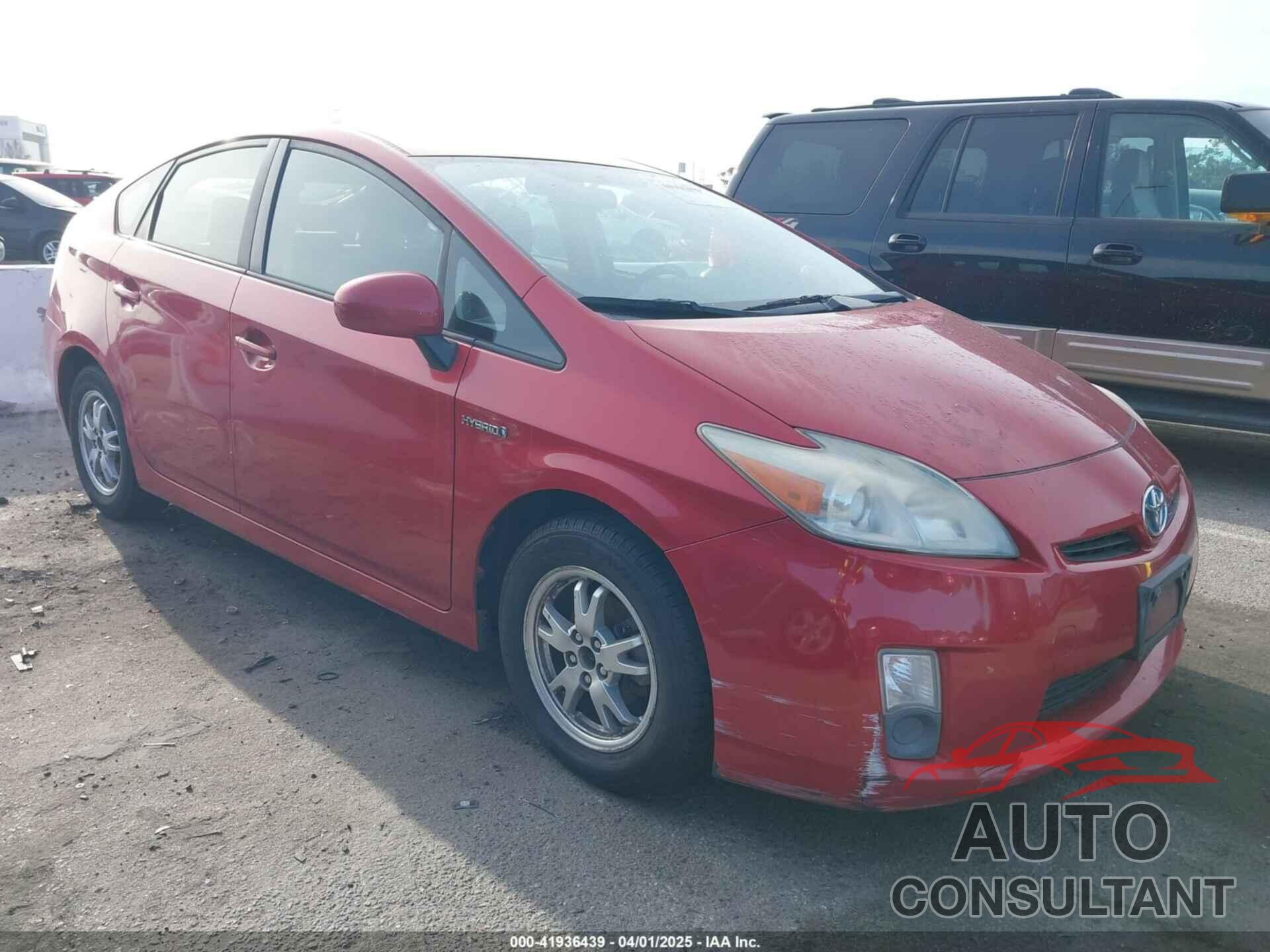 TOYOTA PRIUS 2011 - JTDKN3DU6B1467073