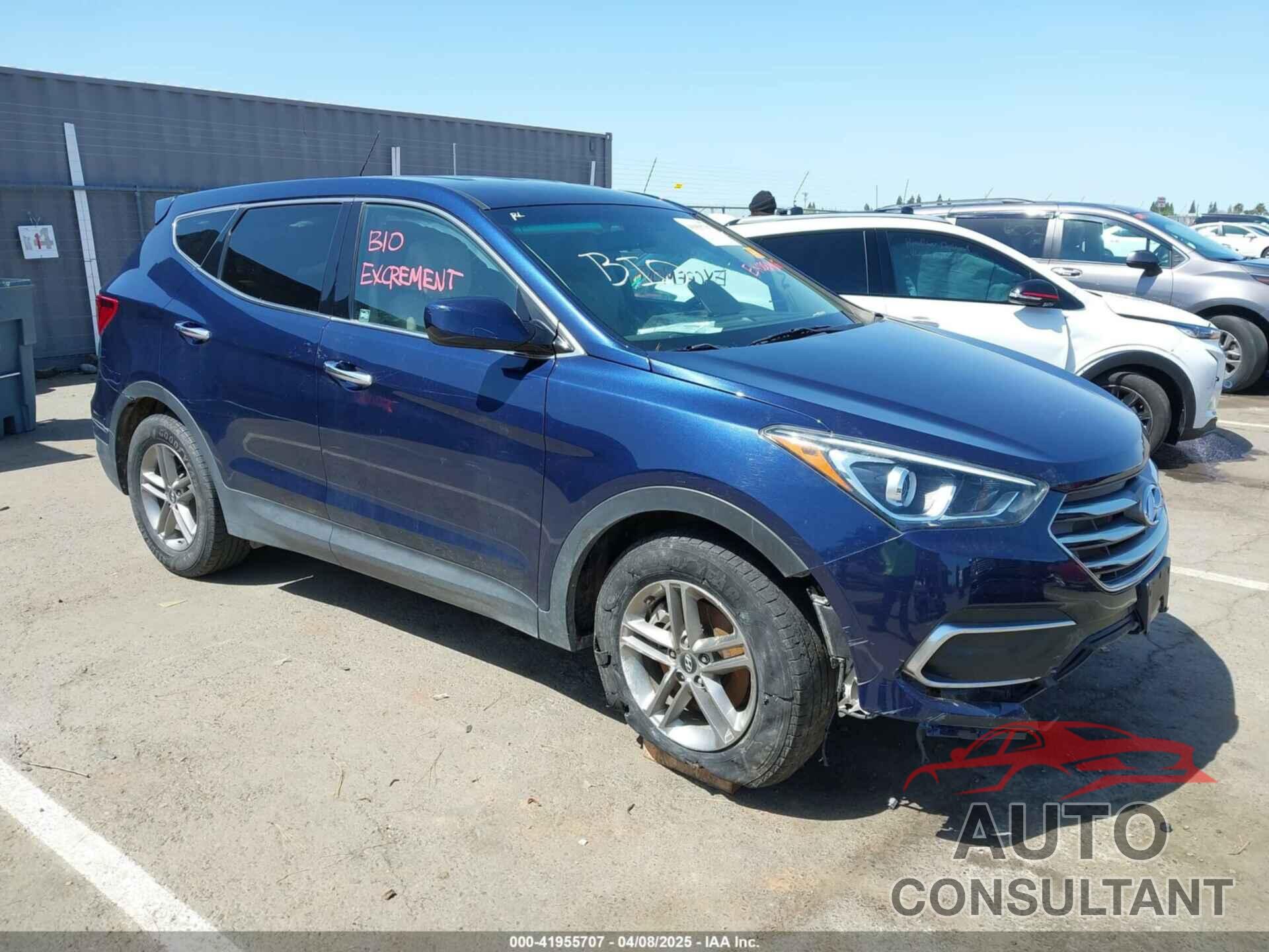 HYUNDAI SANTA FE SPORT 2018 - 5XYZTDLB5JG562345
