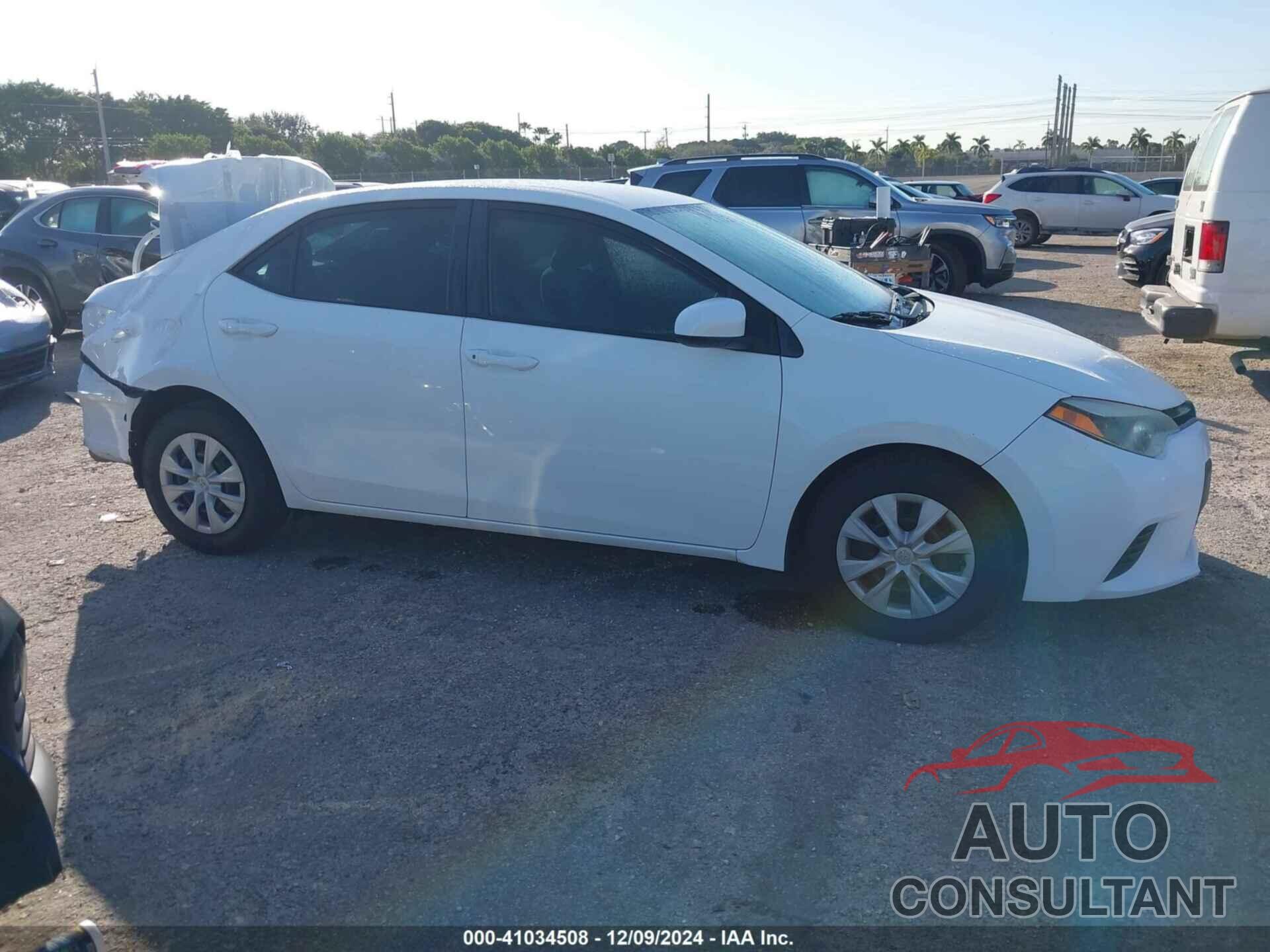 TOYOTA COROLLA 2014 - 2T1BURHE9EC222924
