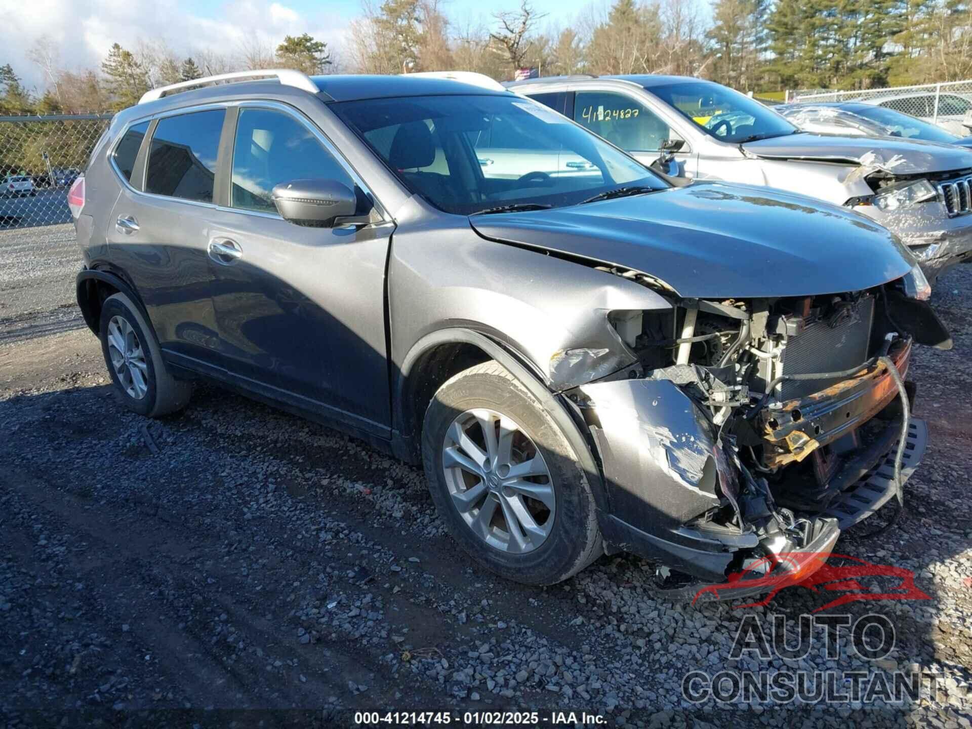 NISSAN ROGUE 2016 - KNMAT2MV4GP731285