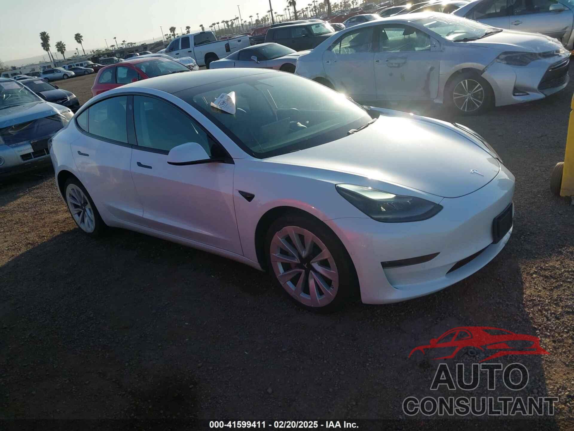 TESLA MODEL 3 2021 - 5YJ3E1EB0MF936609