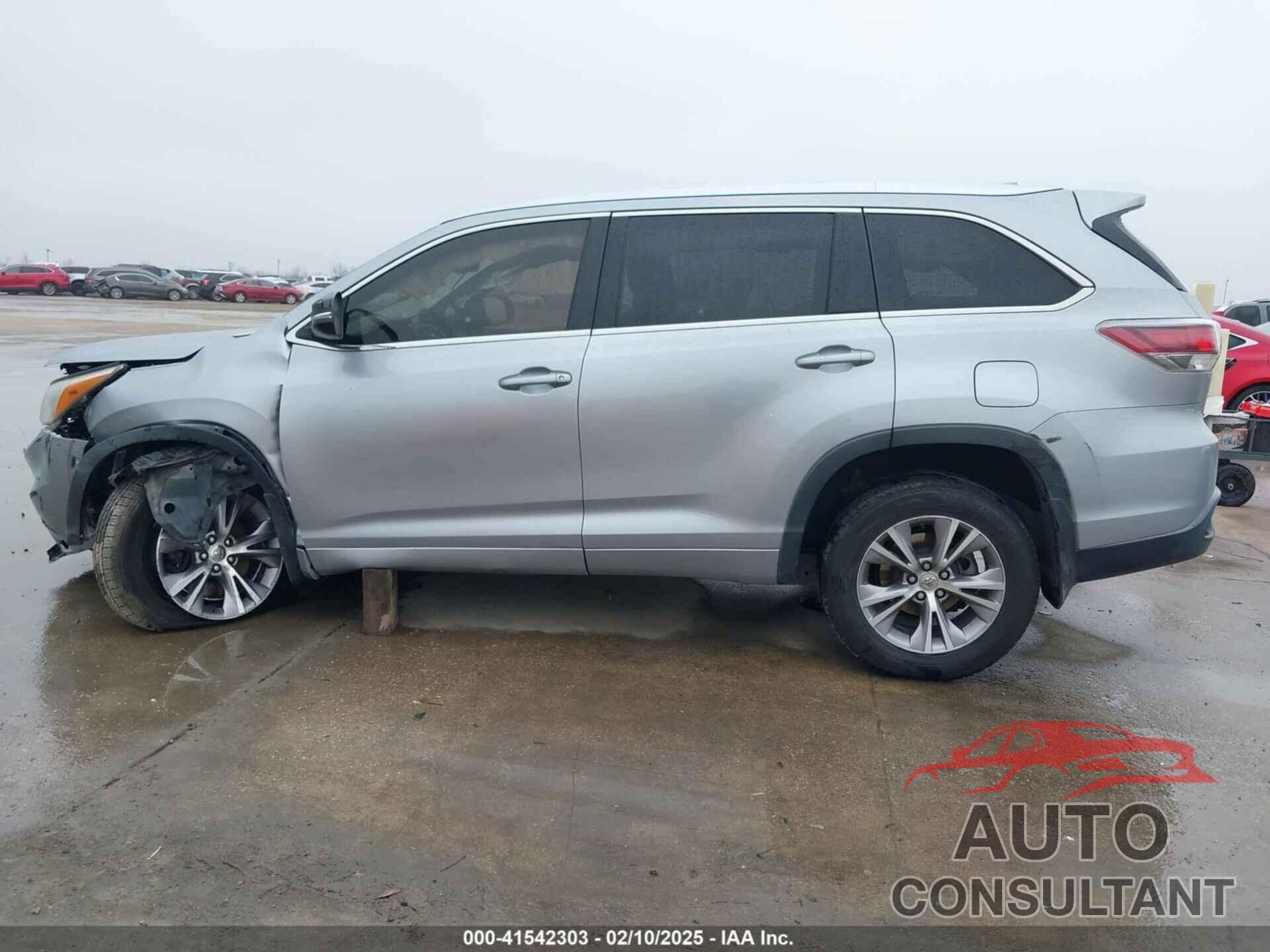 TOYOTA HIGHLANDER 2015 - 5TDKKRFH9FS076259