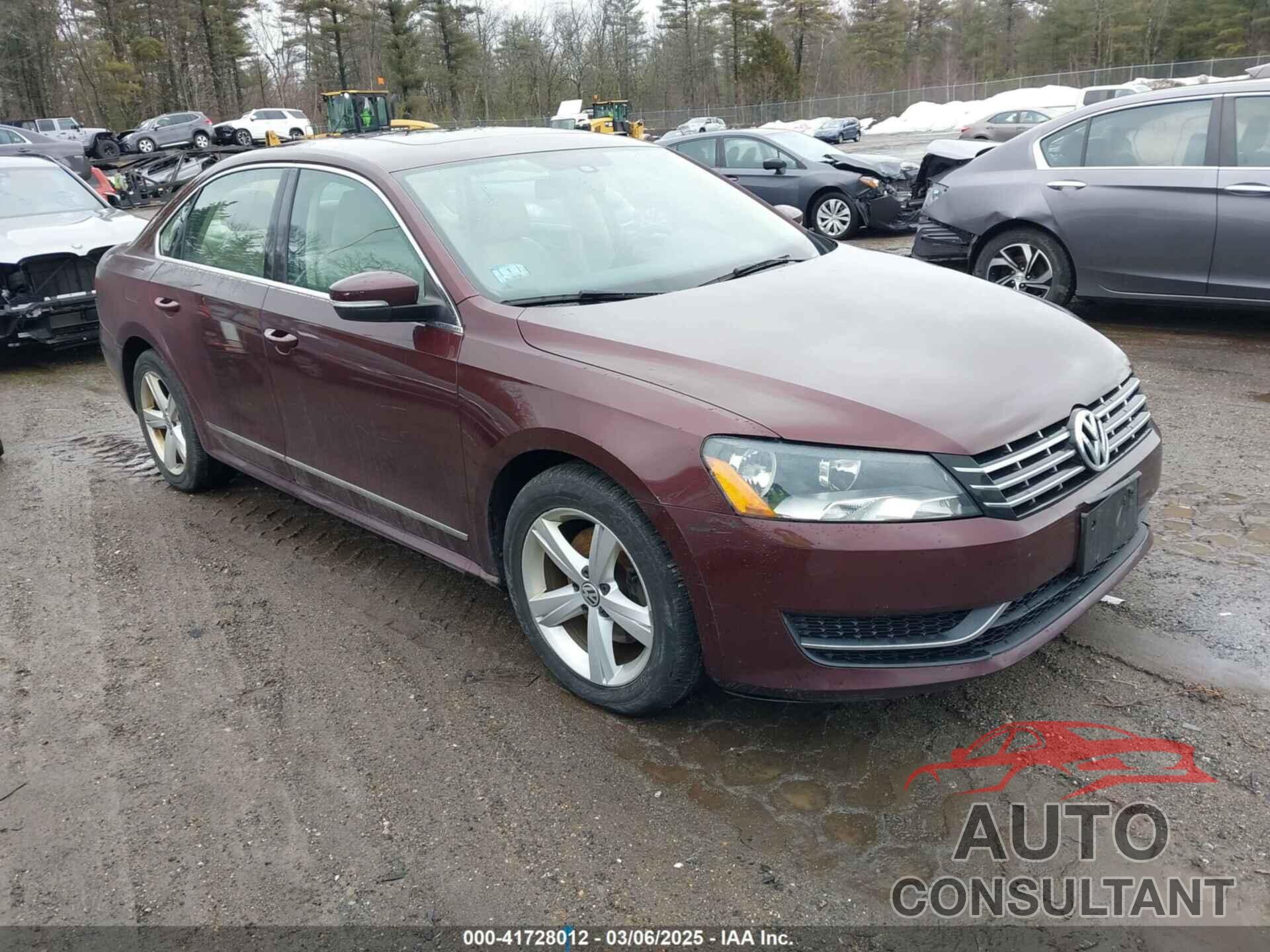 VOLKSWAGEN PASSAT 2013 - 1VWBP7A36DC095185