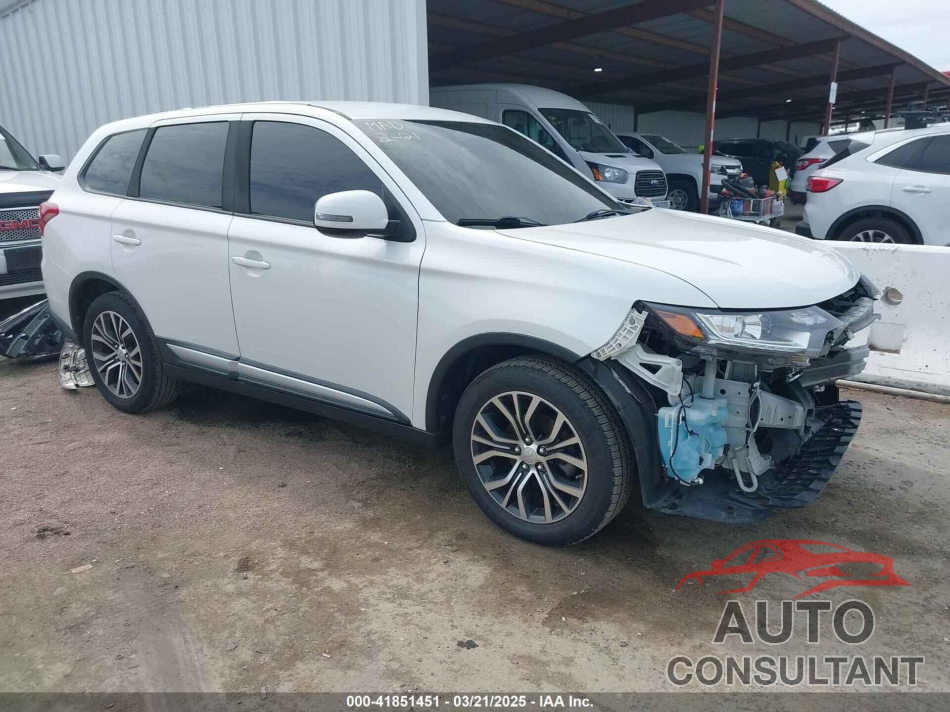 MITSUBISHI OUTLANDER 2017 - JA4AD3A35HZ019440
