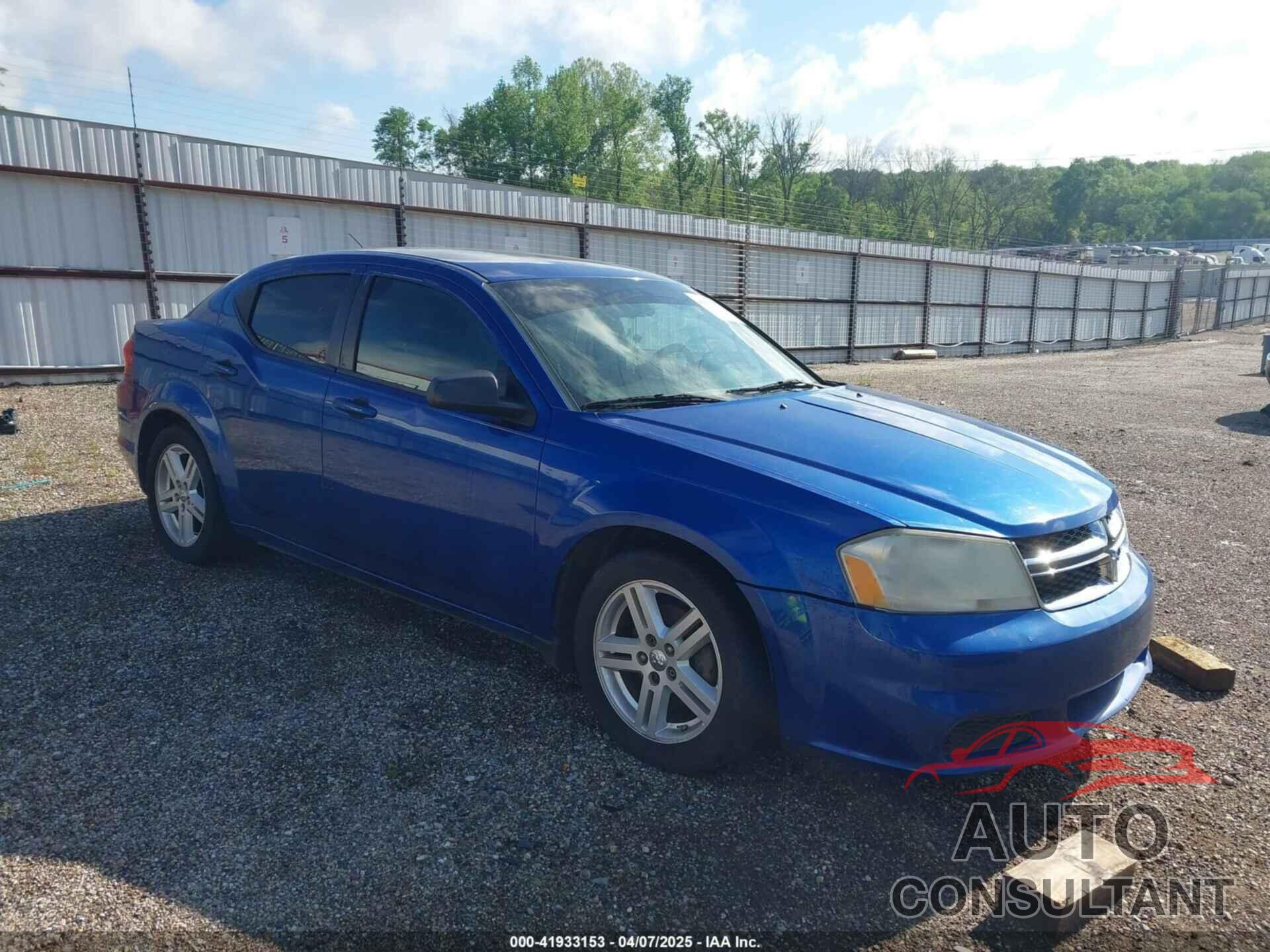 DODGE AVENGER 2013 - 1C3CDZAB2DN506173