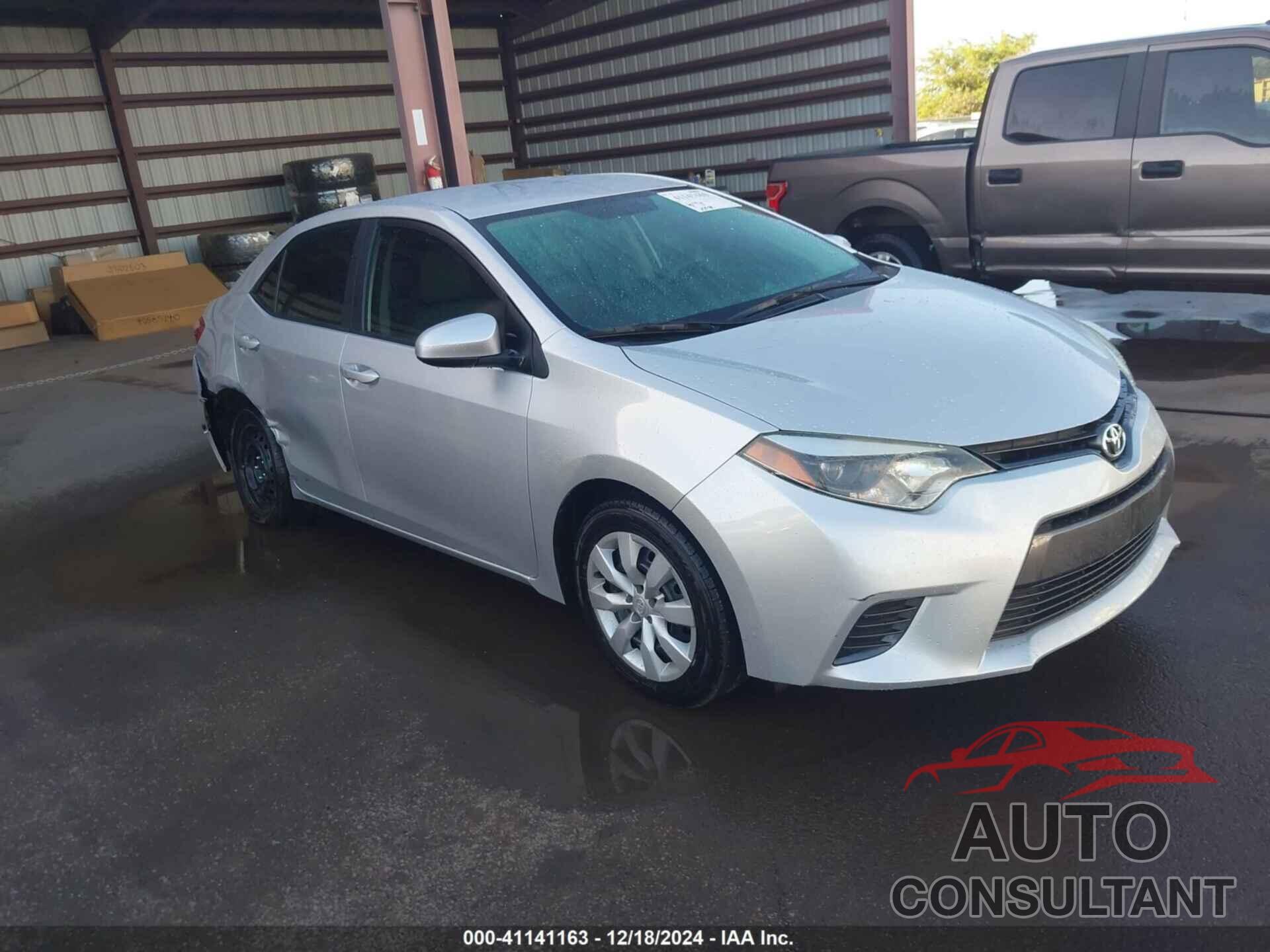 TOYOTA COROLLA 2015 - 5YFBURHE3FP191008