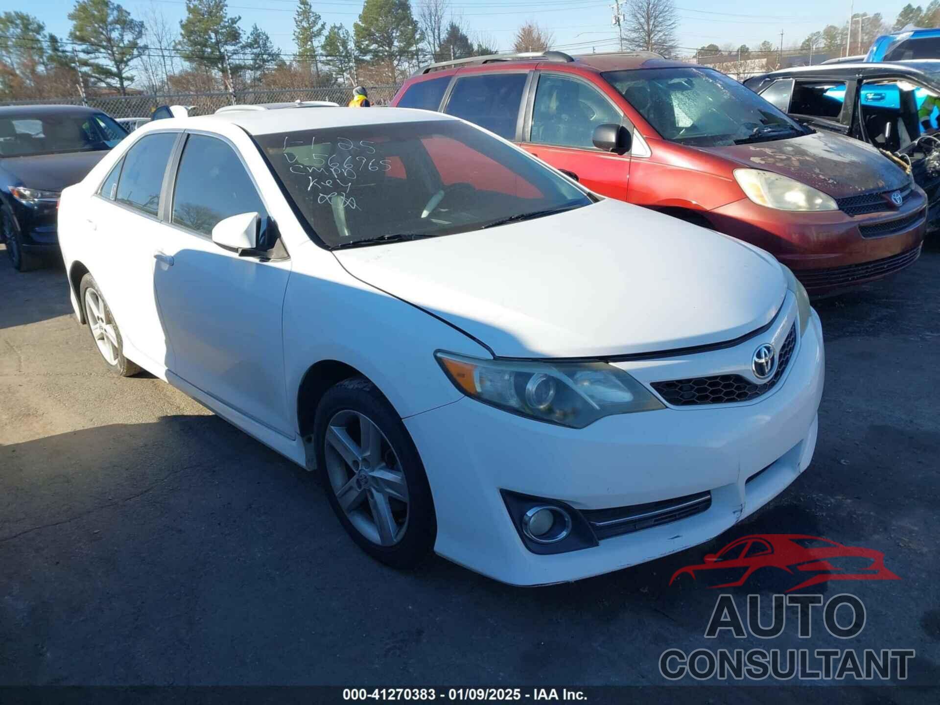 TOYOTA CAMRY 2012 - 4T1BF1FK0CU566965