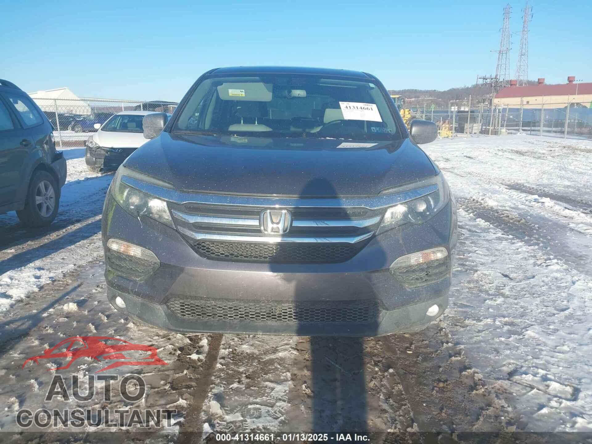HONDA PILOT 2017 - 5FNYF6H59HB015260