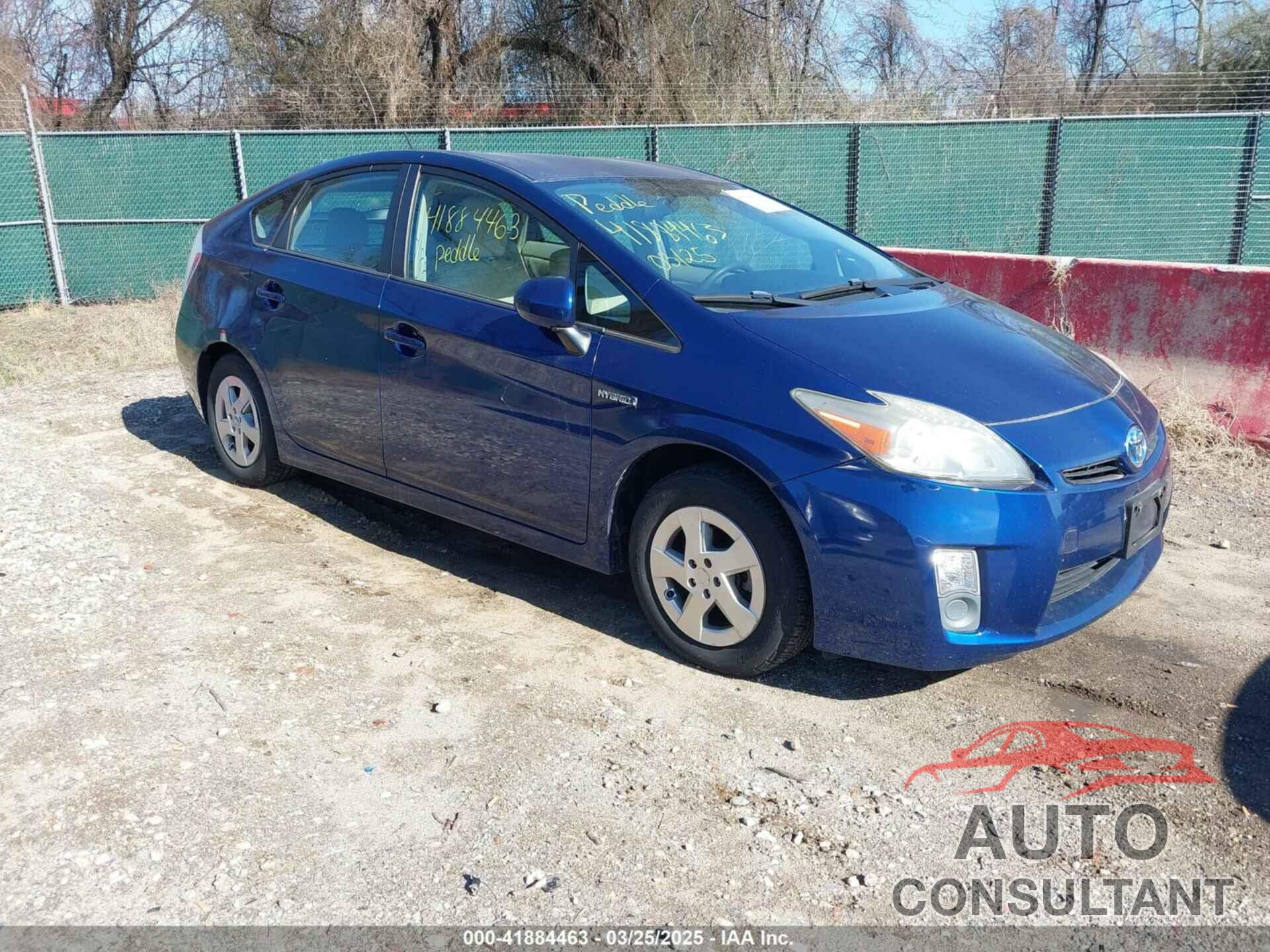TOYOTA PRIUS 2011 - JTDKN3DU3B5353945