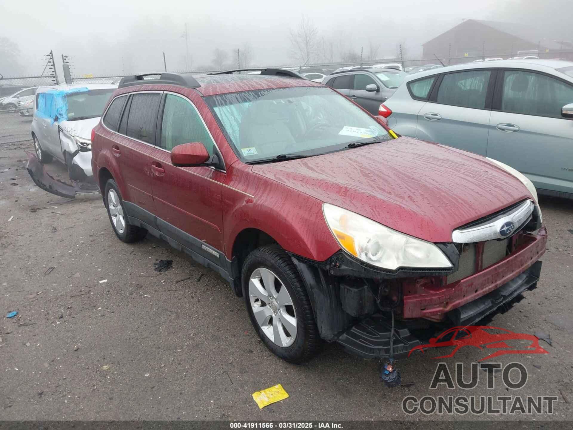 SUBARU OUTBACK 2011 - 4S4BRBKC9B3419608