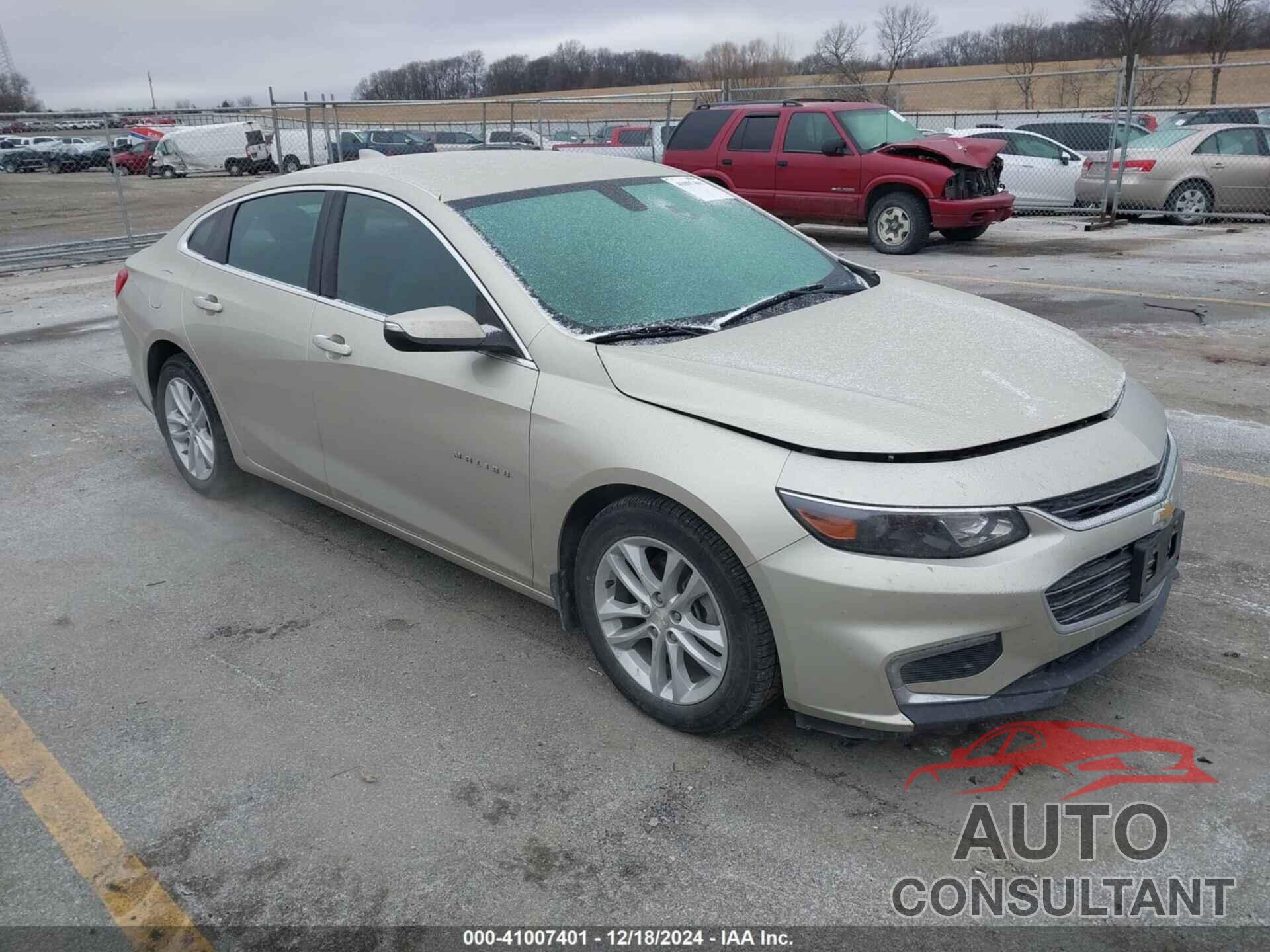 CHEVROLET MALIBU 2016 - 1G1ZE5ST1GF258282