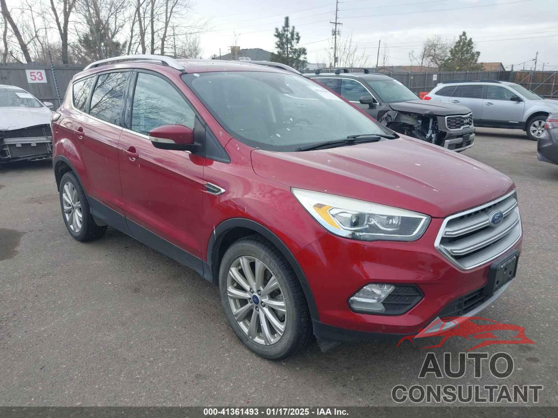 FORD ESCAPE 2017 - 1FMCU9J91HUA94148