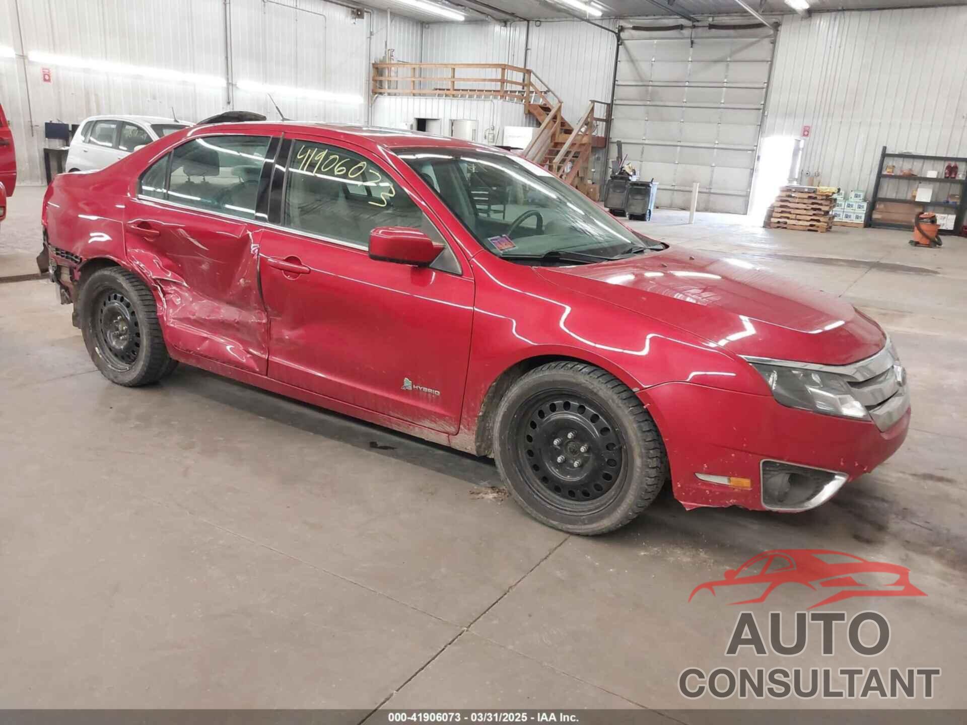 FORD FUSION HYBRID 2012 - 3FADP0L34CR388895