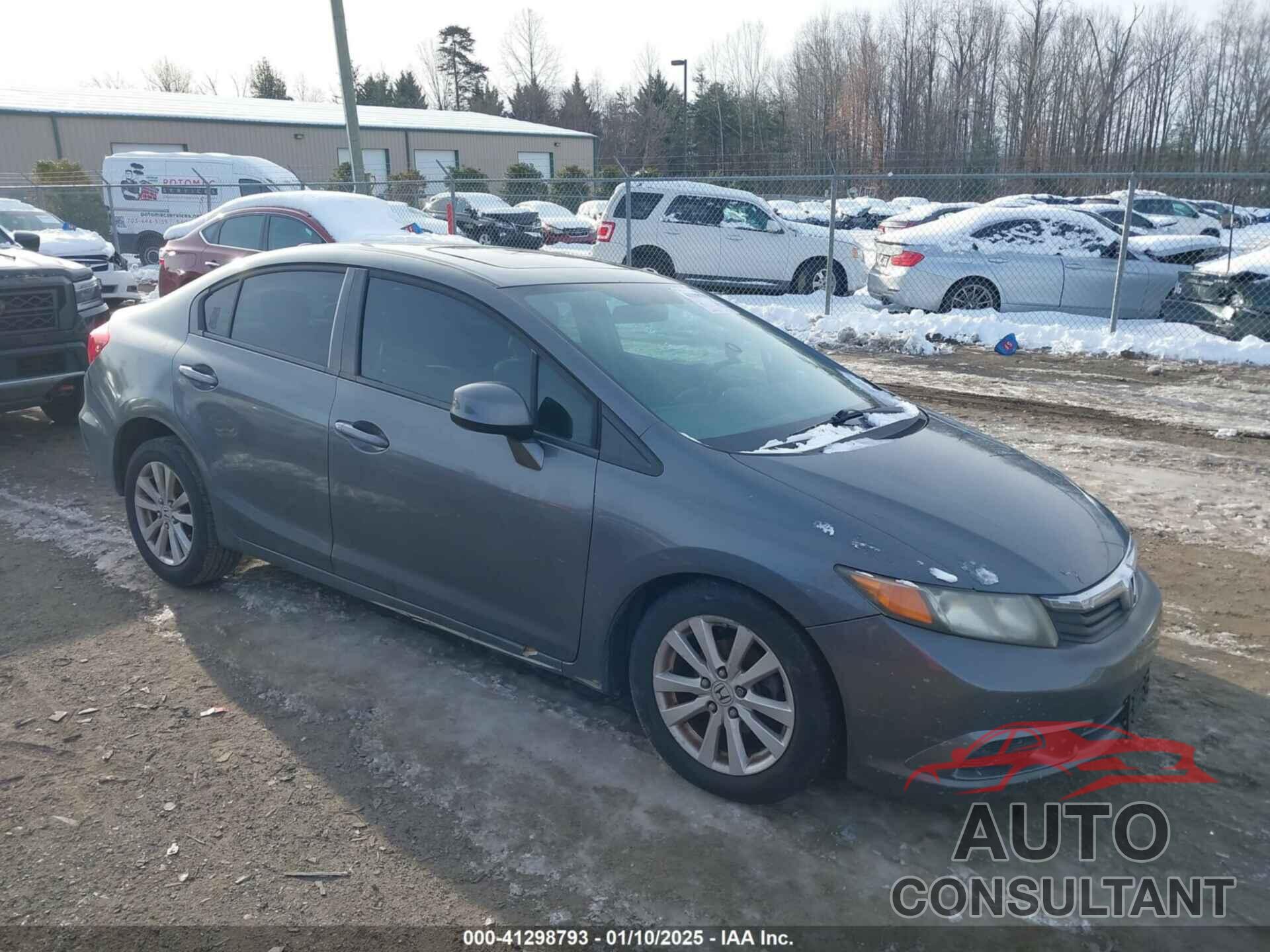 HONDA CIVIC 2012 - 19XFB2F87CE088652