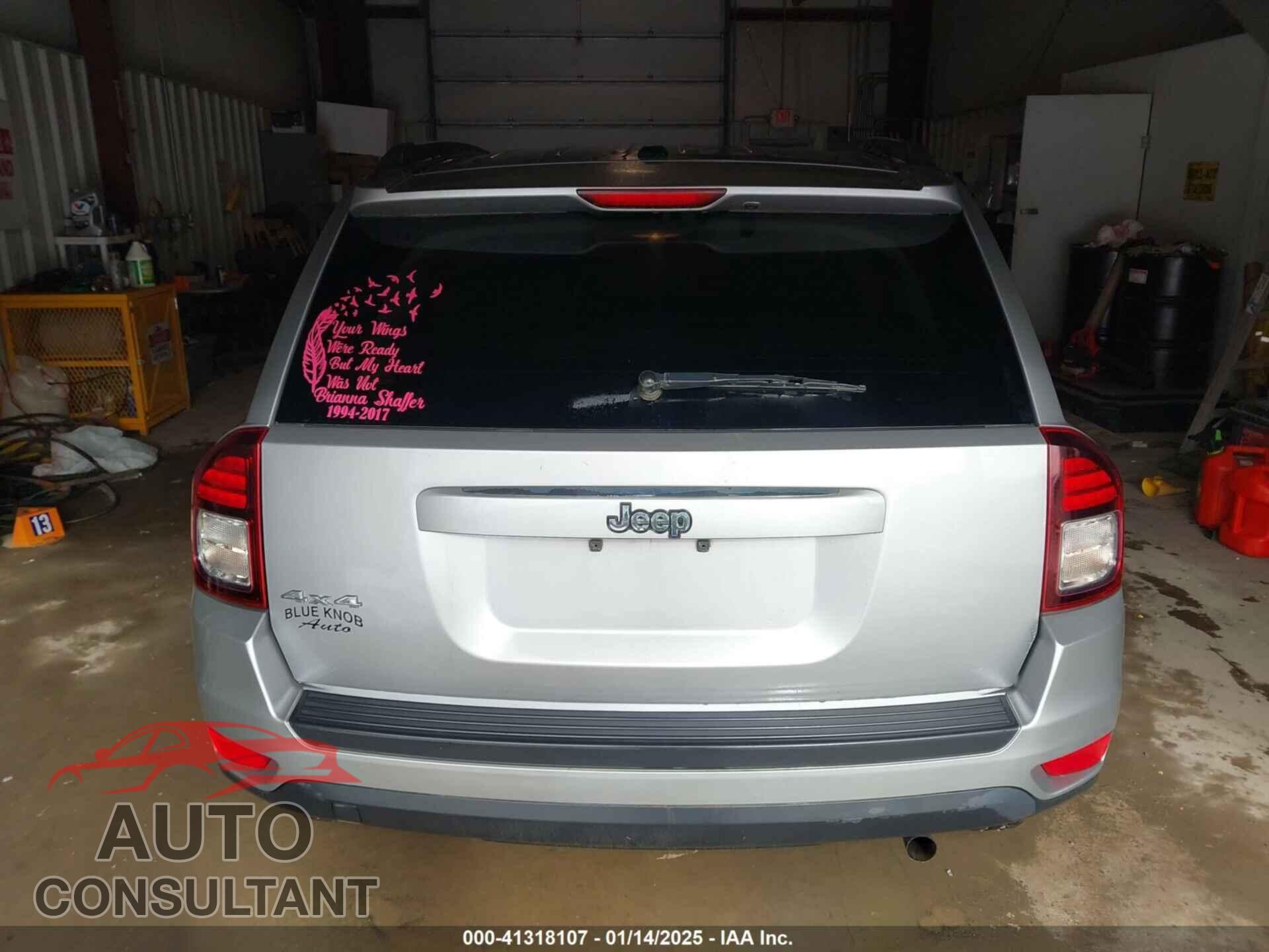 JEEP COMPASS 2016 - 1C4NJDBBXGD518399
