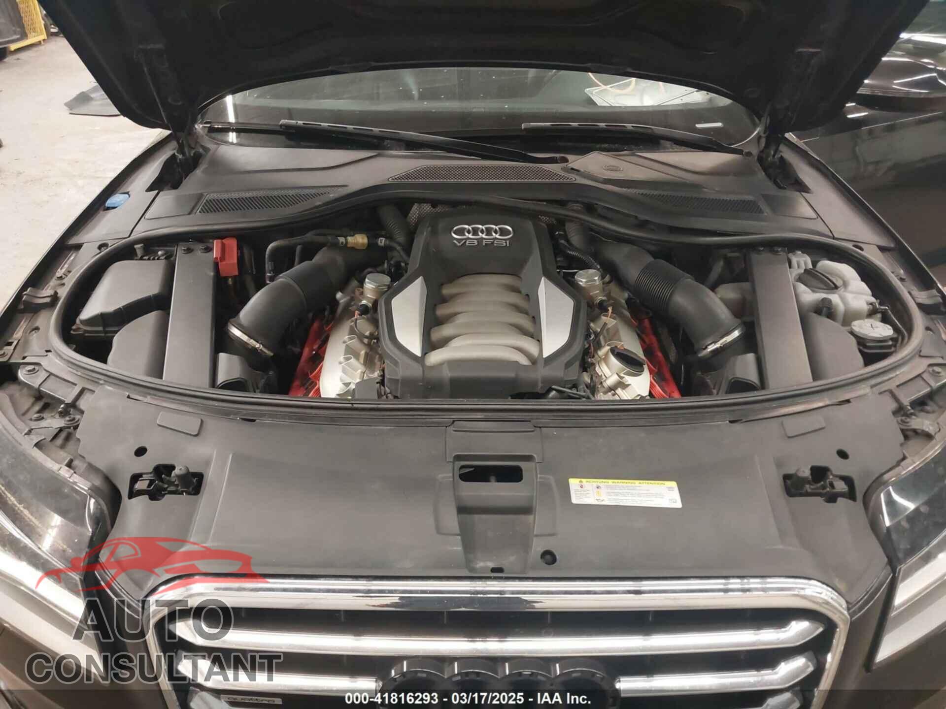 AUDI A8 2012 - WAUAVAFD3CN009835