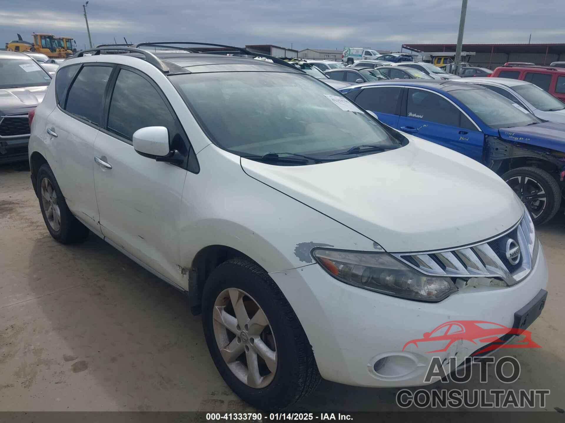 NISSAN MURANO 2009 - JN8AZ18U69W012370