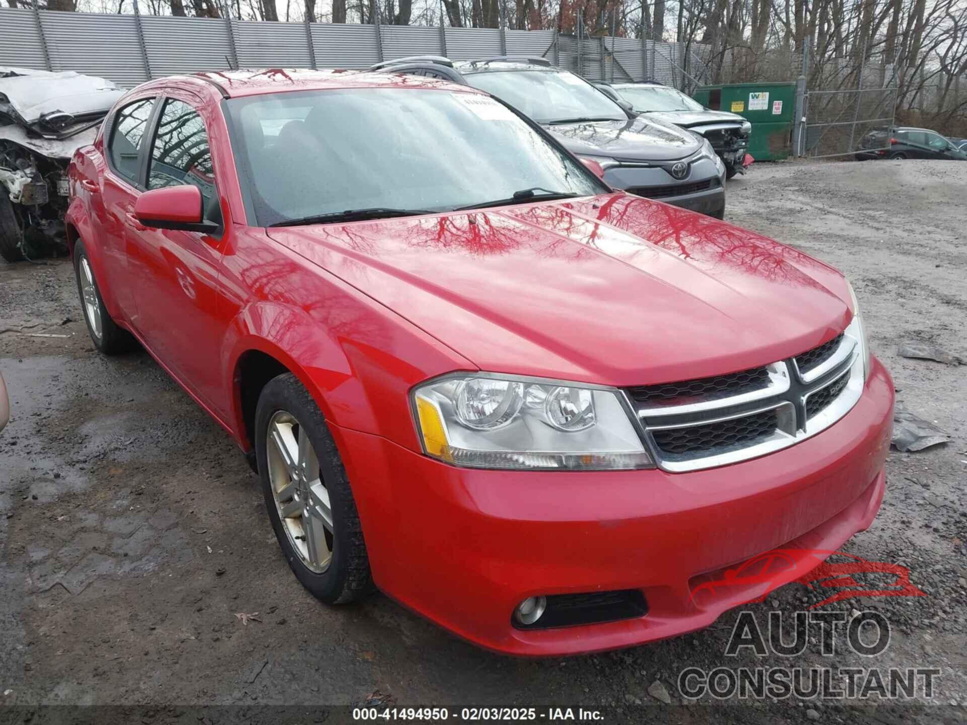 DODGE AVENGER 2013 - 1C3CDZCB3DN541690