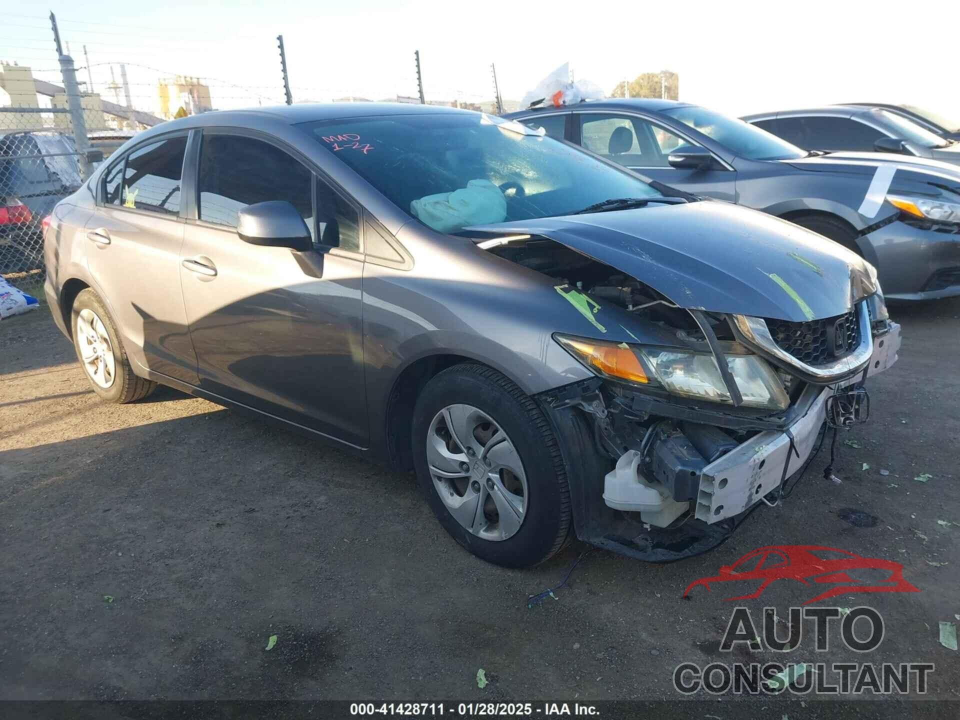 HONDA CIVIC 2013 - 19XFB2F53DE257346