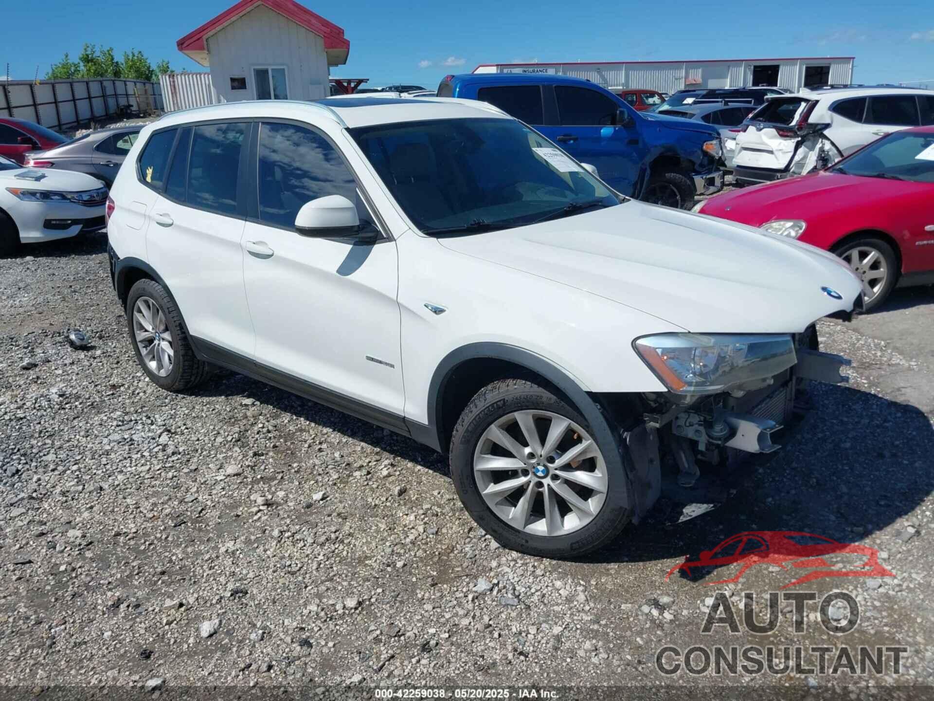 BMW X3 2017 - 5UXWZ7C32H0V93661