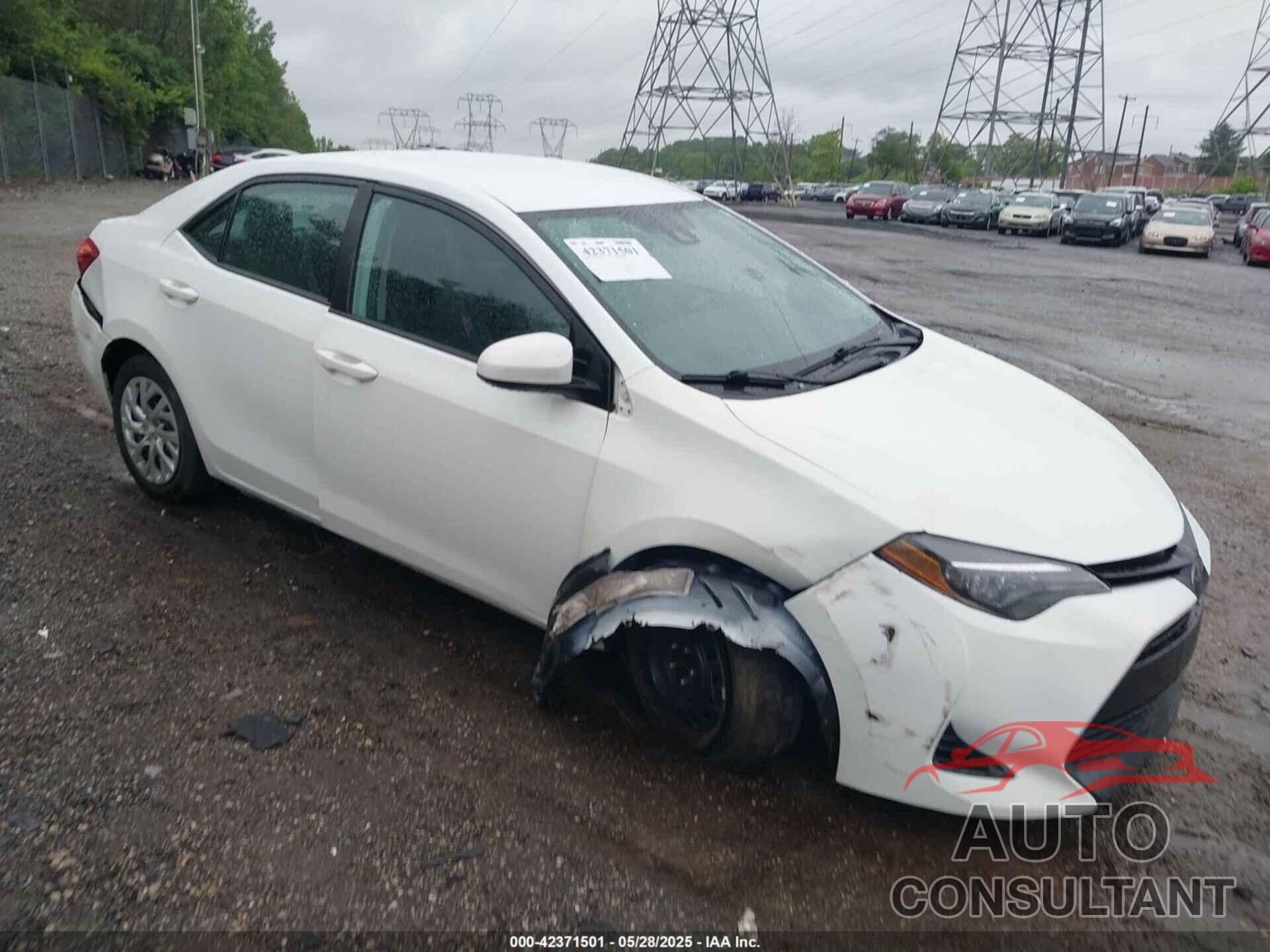 TOYOTA COROLLA 2017 - 2T1BURHE1HC747111