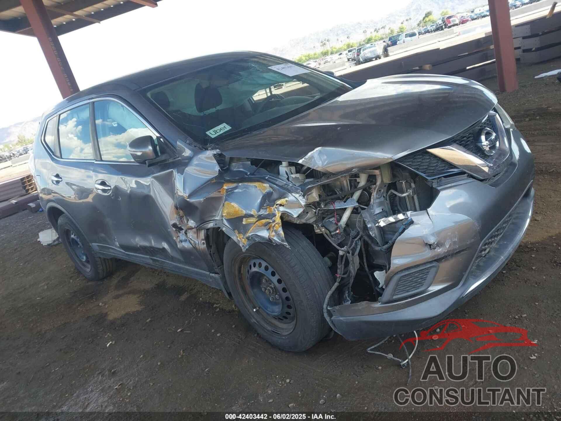 NISSAN ROGUE 2015 - KNMAT2MT6FP564053
