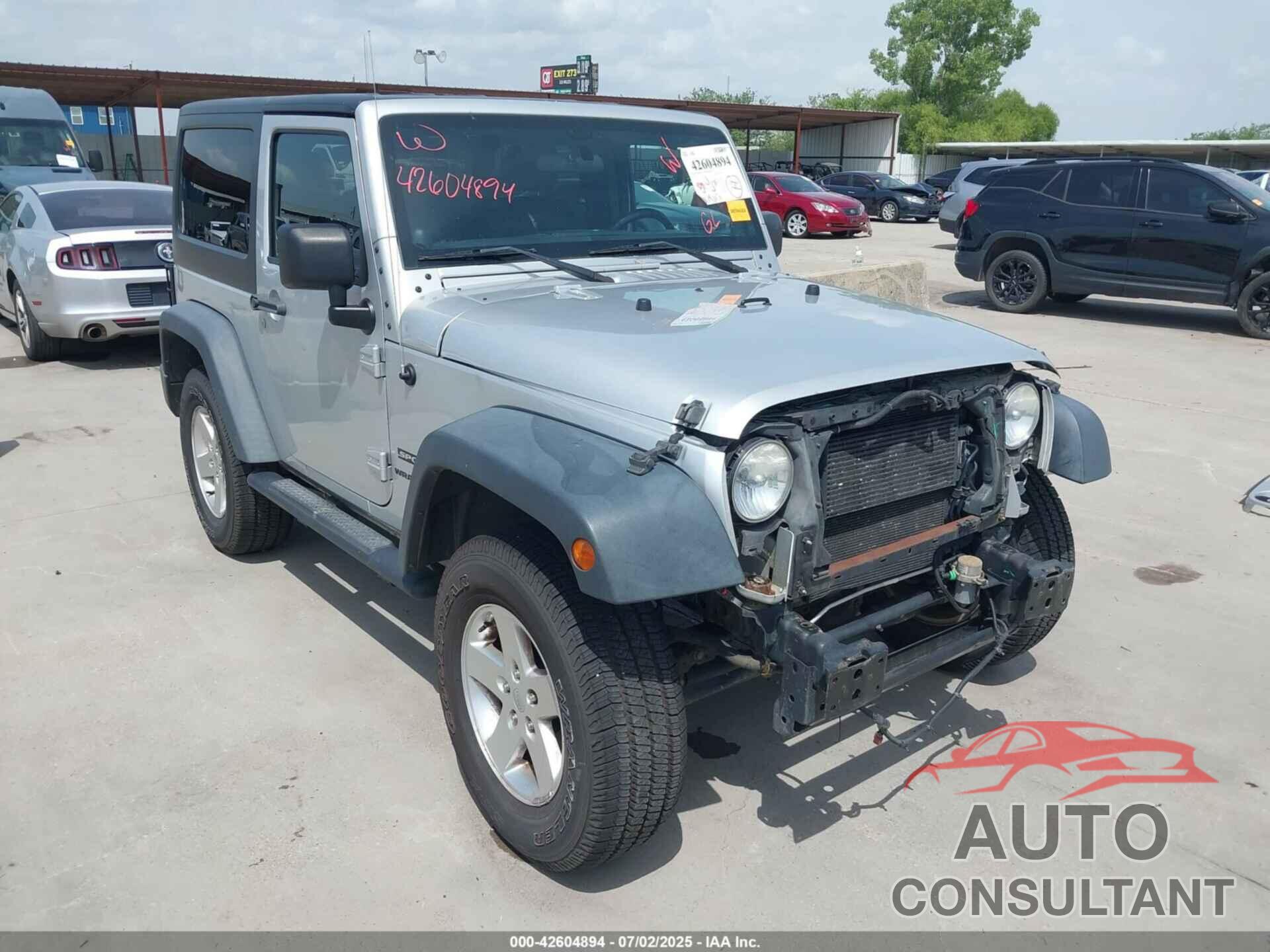 JEEP WRANGLER 2012 - 1C4AJWAG0CL273233