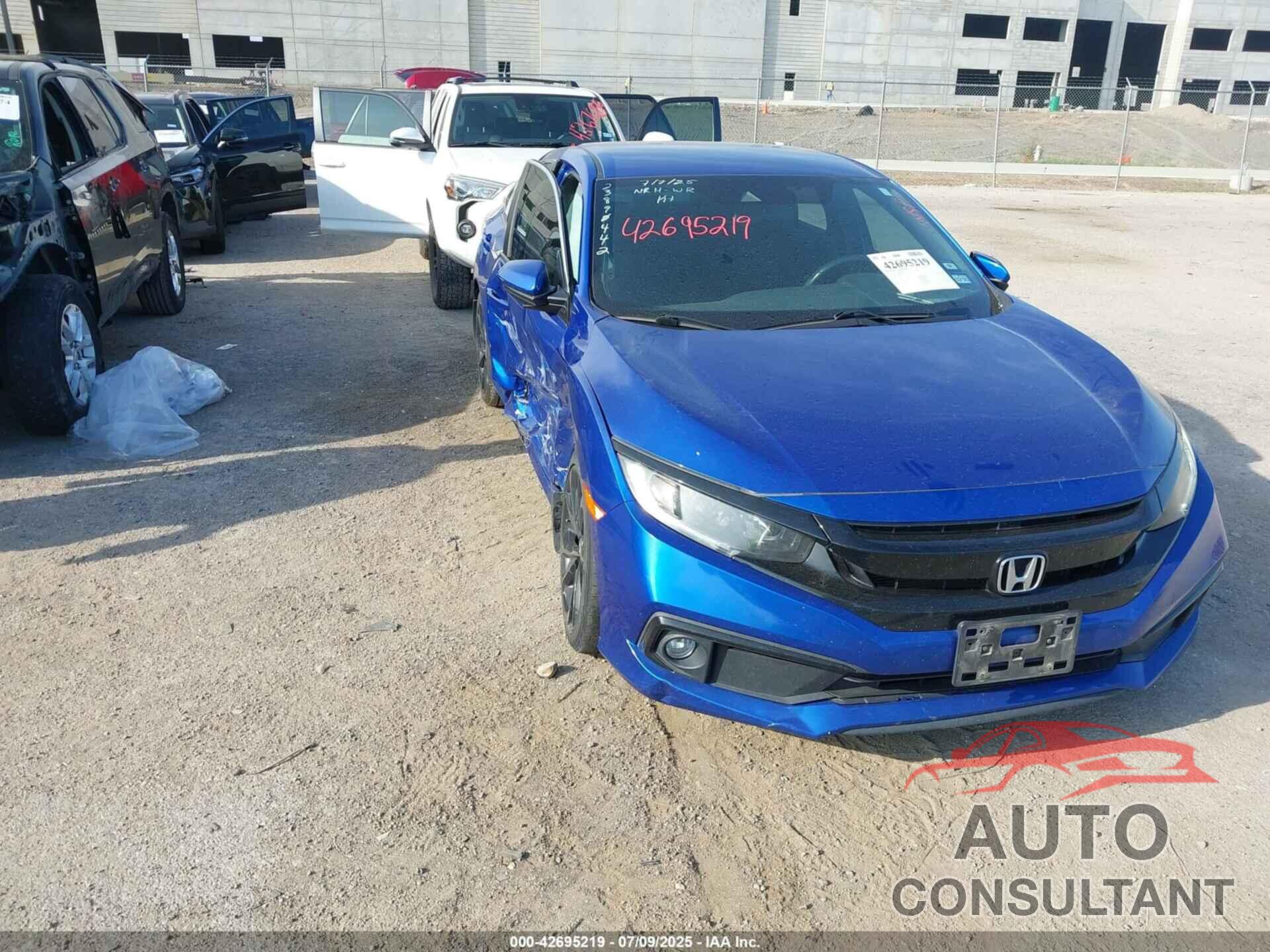 HONDA CIVIC 2020 - 19XFC2F89LE012413