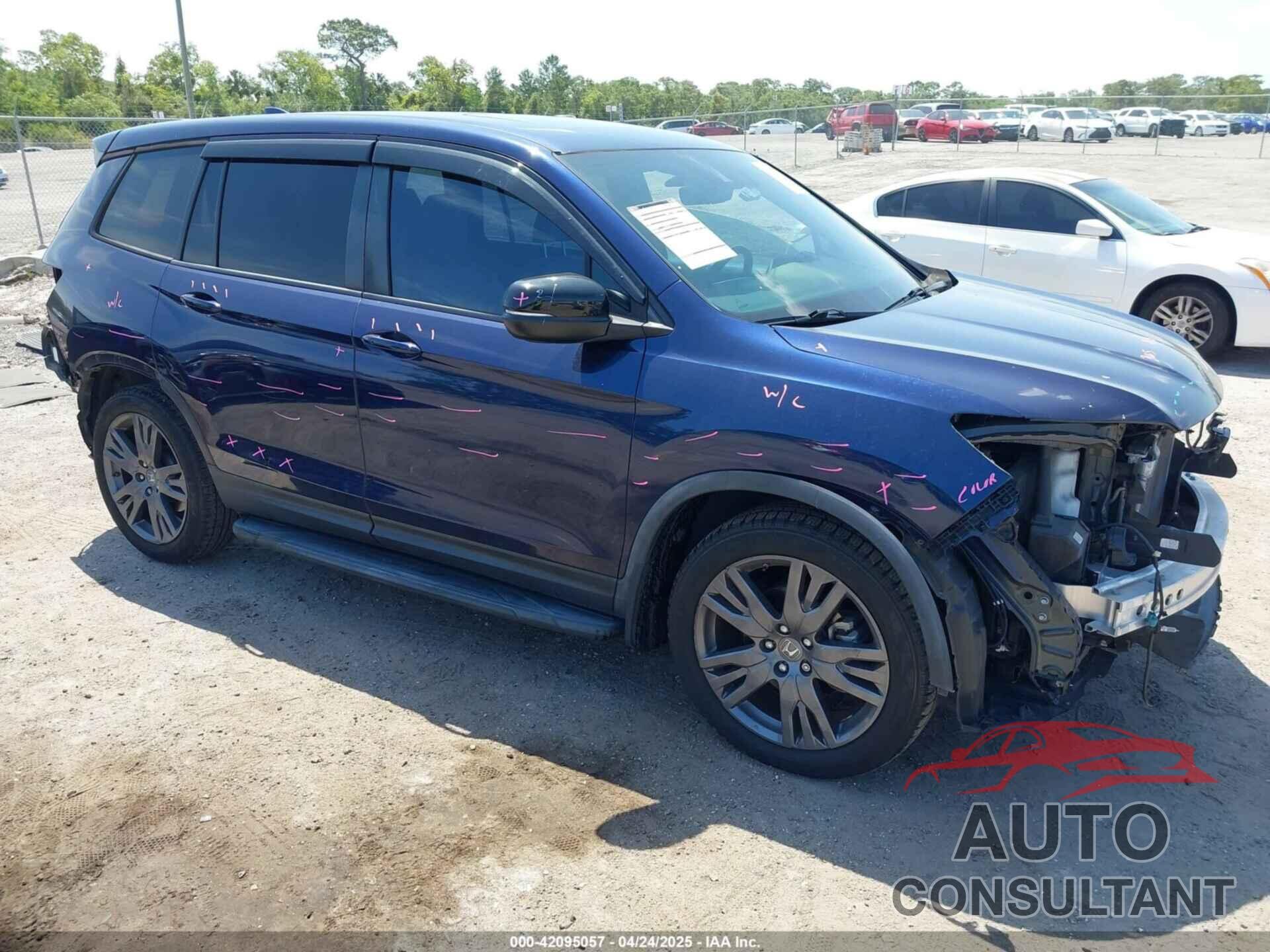 HONDA PASSPORT 2019 - 5FNYF7H52KB002430