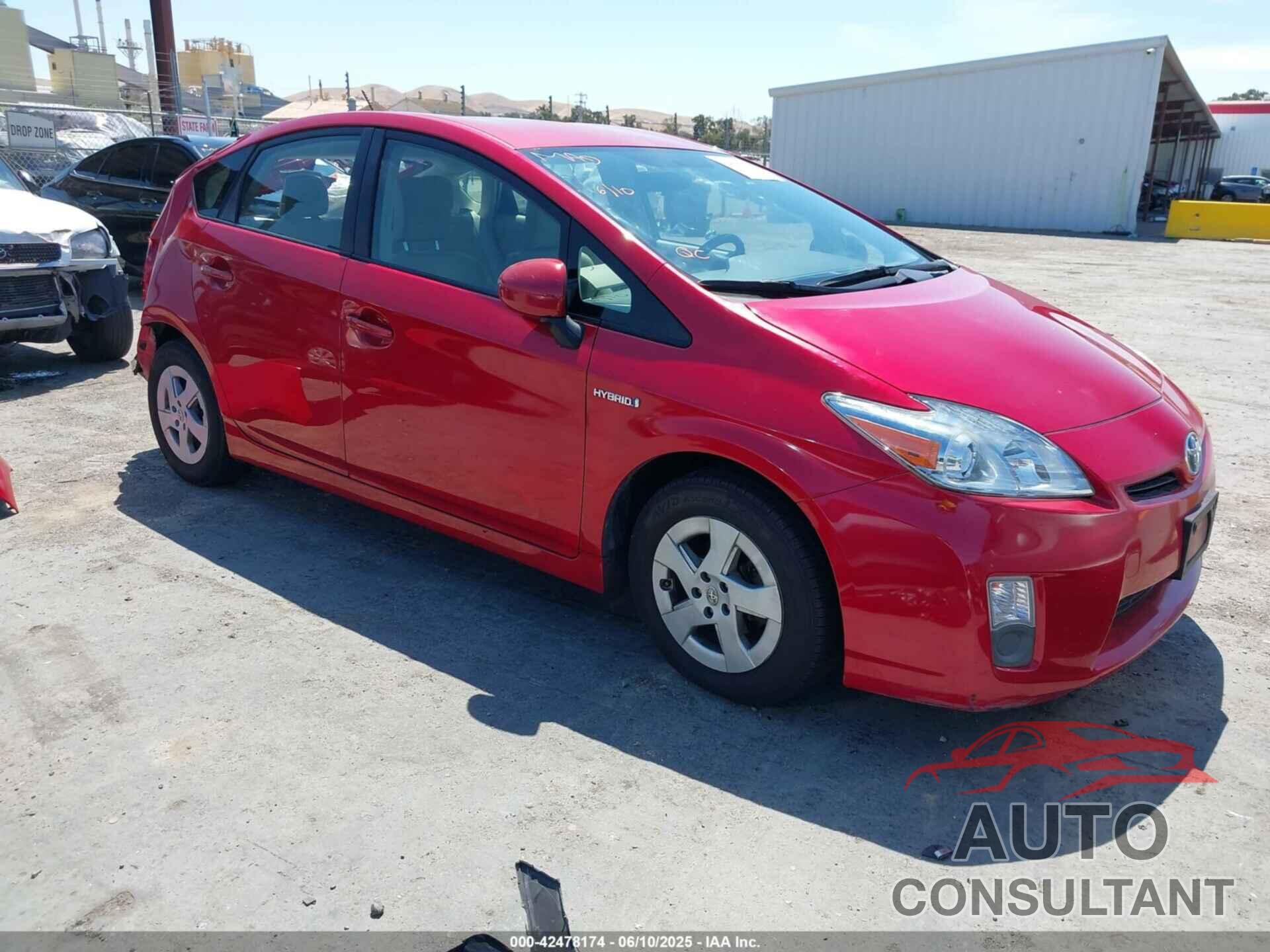 TOYOTA PRIUS 2011 - JTDKN3DU6B0302484