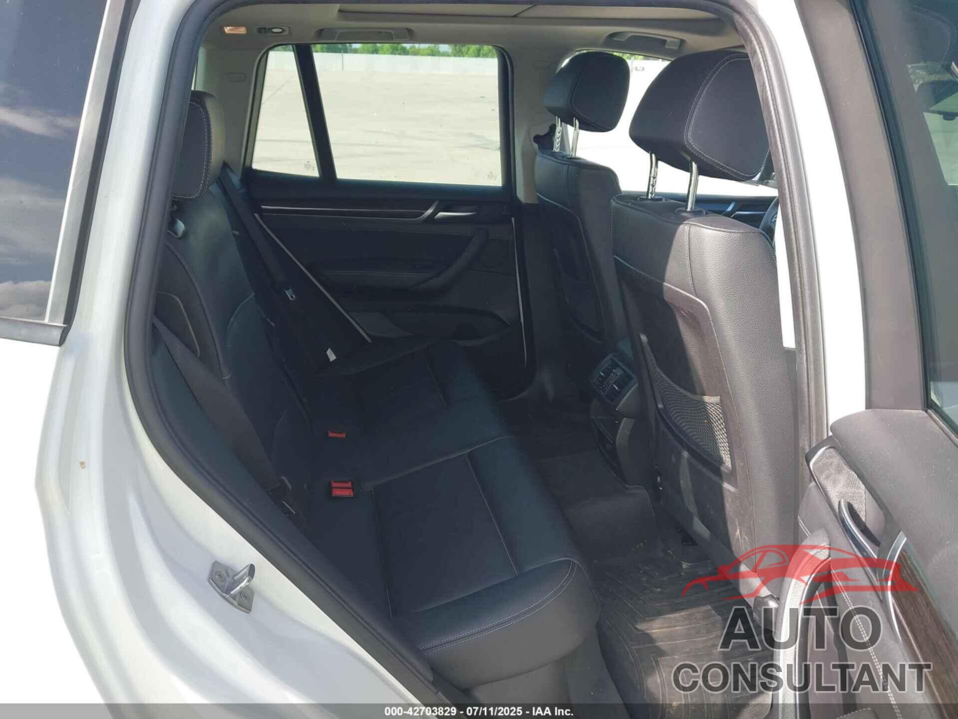 BMW X3 2015 - 5UXWX9C52F0D57059