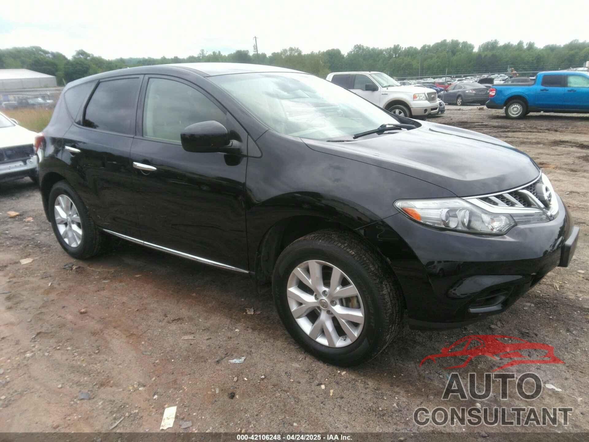NISSAN MURANO 2012 - JN8AZ1MU5CW109475