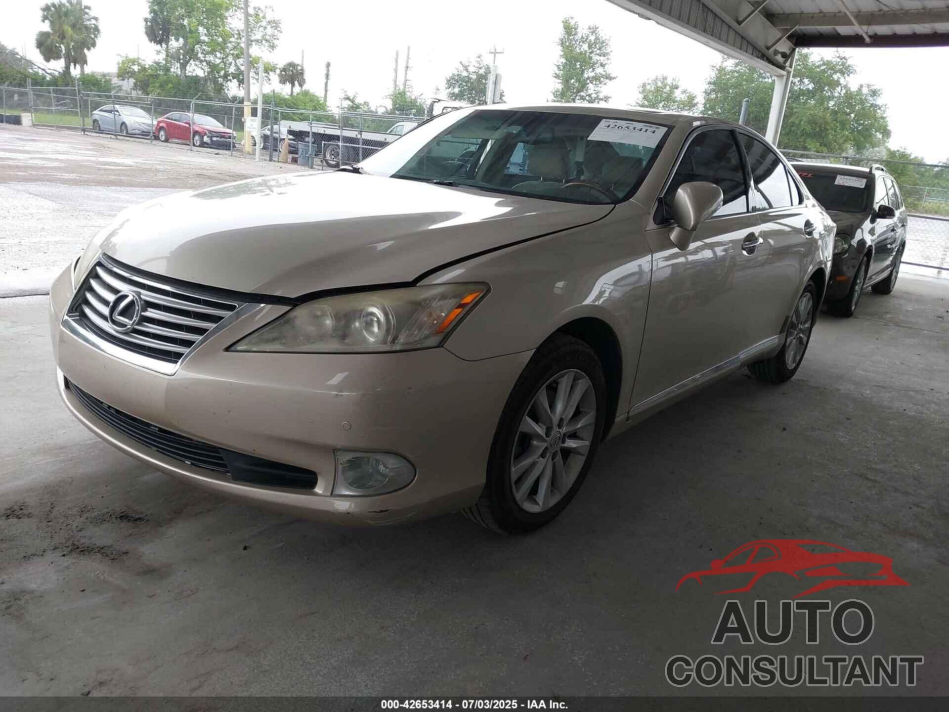 LEXUS ES 350 2011 - JTHBK1EG9B2457636