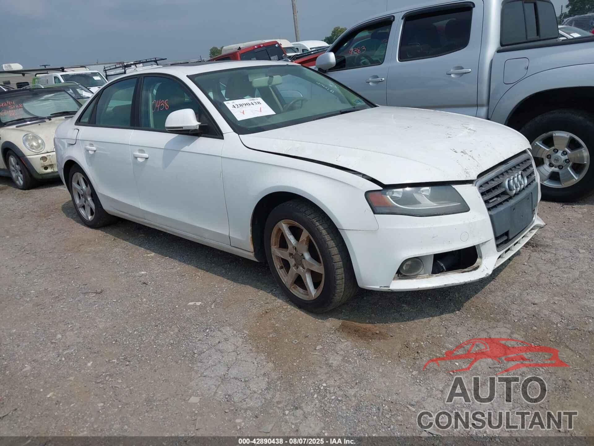 AUDI A4 2009 - WAULF78K59A135389