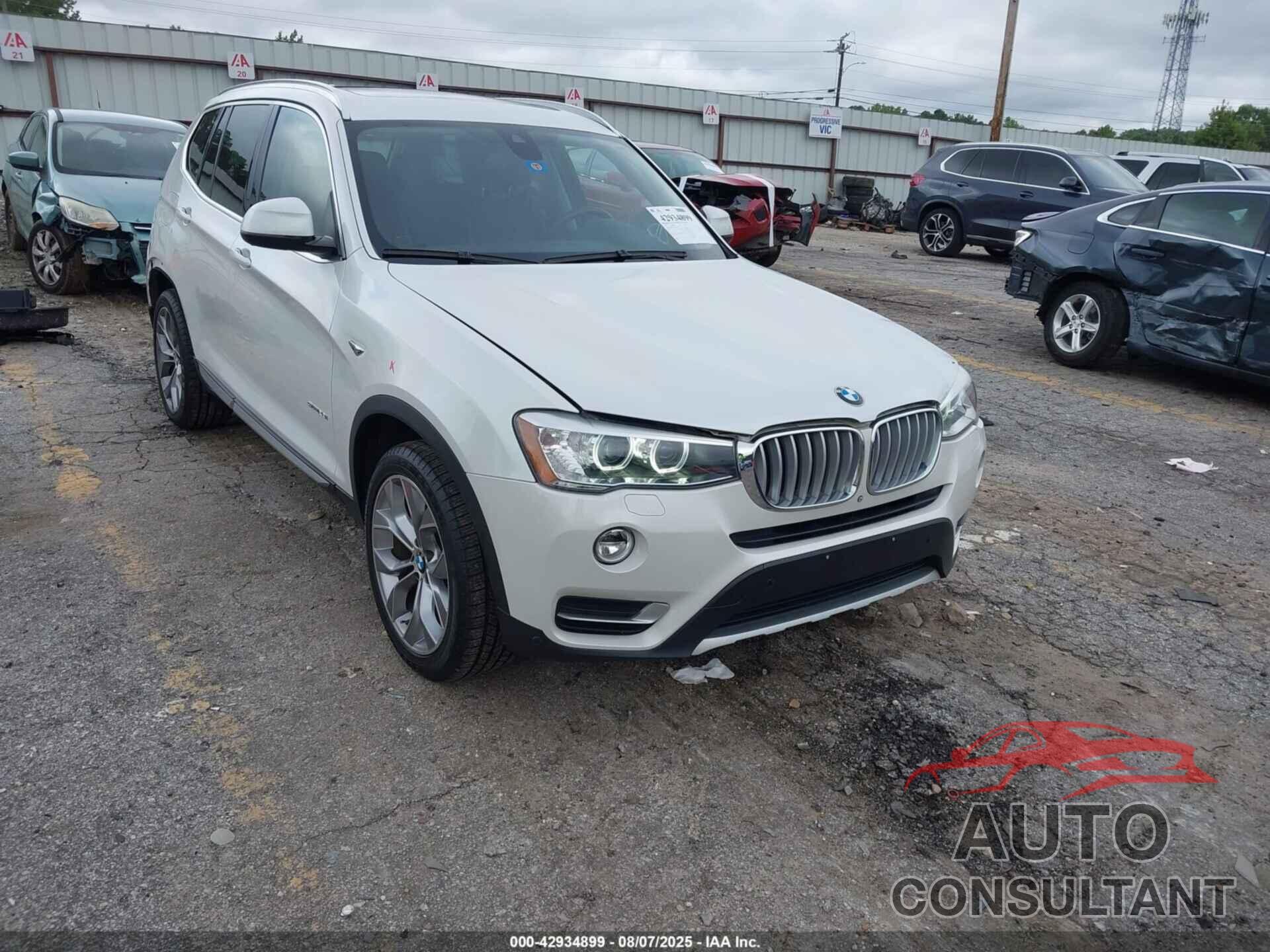 BMW X3 2017 - 5UXWZ7C37H0X40797