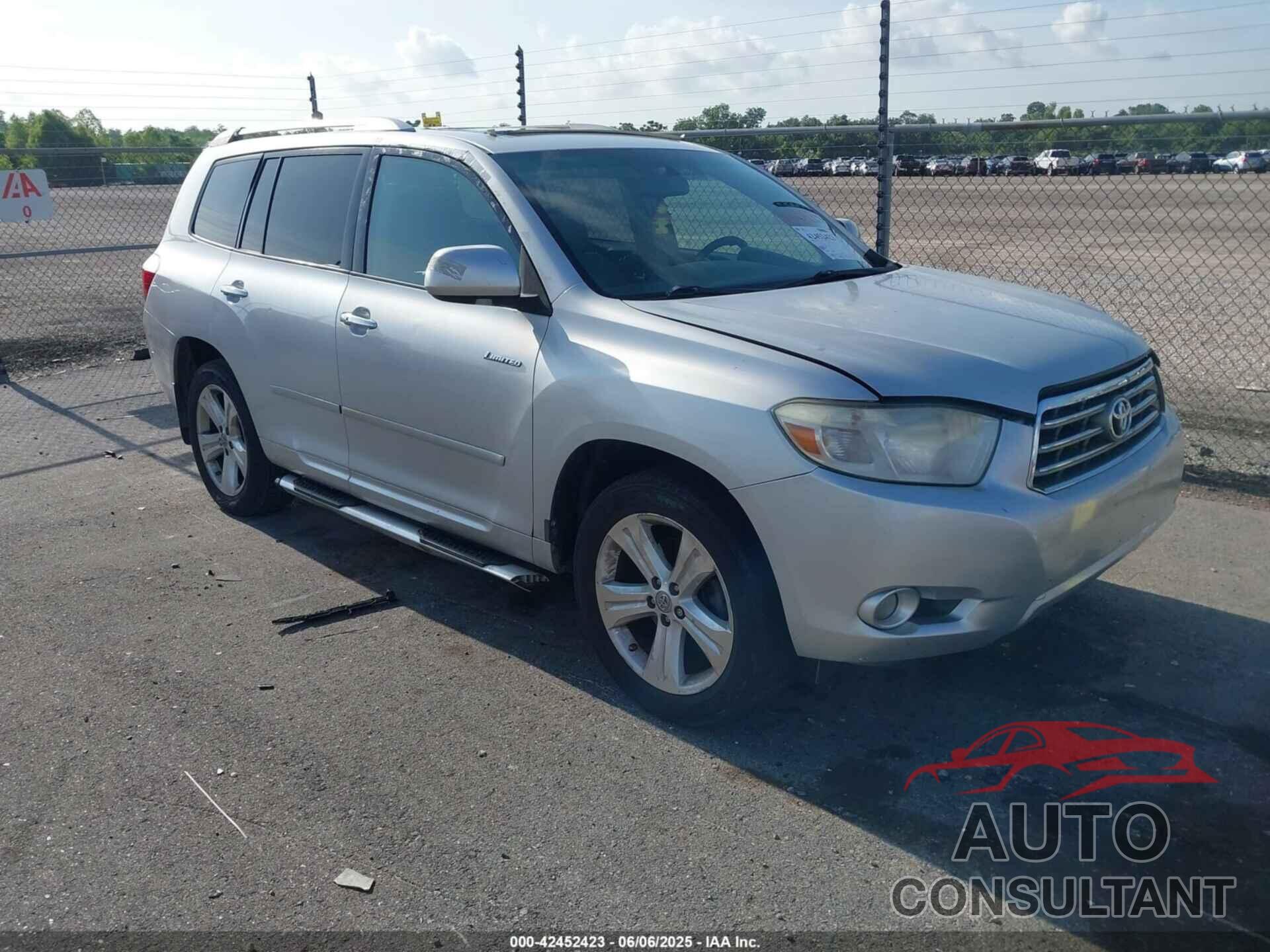TOYOTA HIGHLANDER 2010 - 5TDYK3EH1AS011780