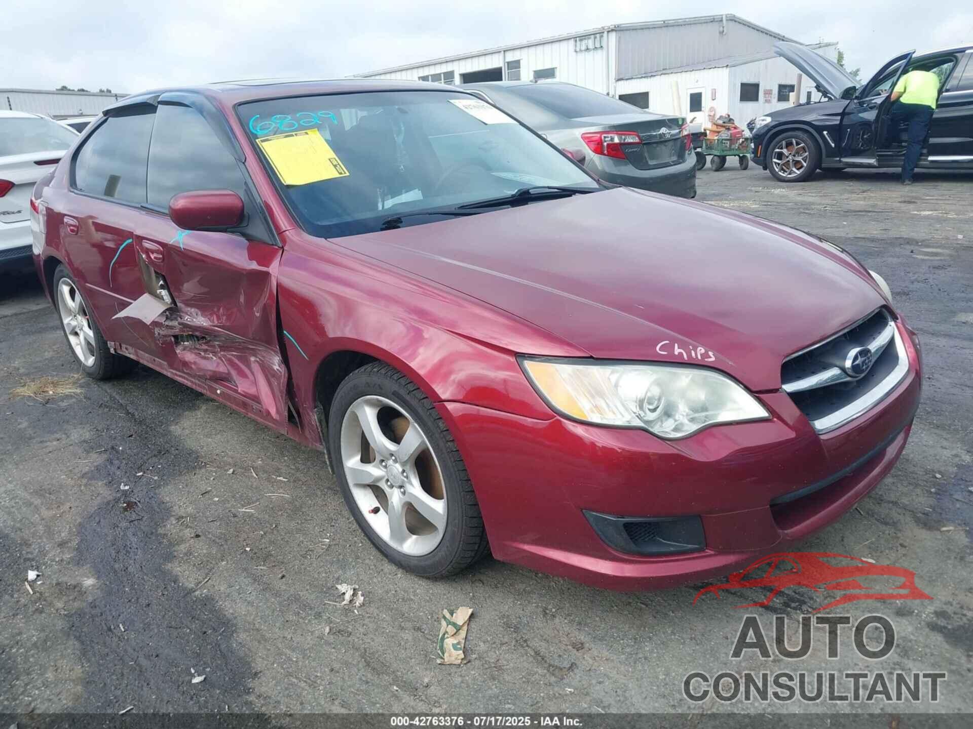 SUBARU LEGACY 2009 - 4S3BL616797235196