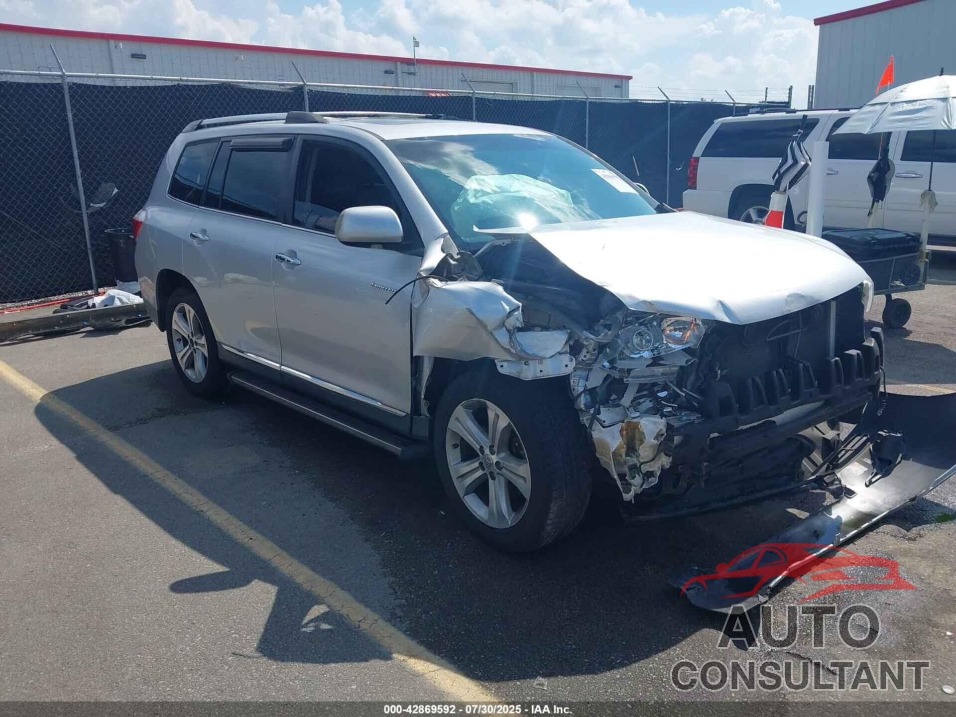 TOYOTA HIGHLANDER 2013 - 5TDYK3EH6DS137783