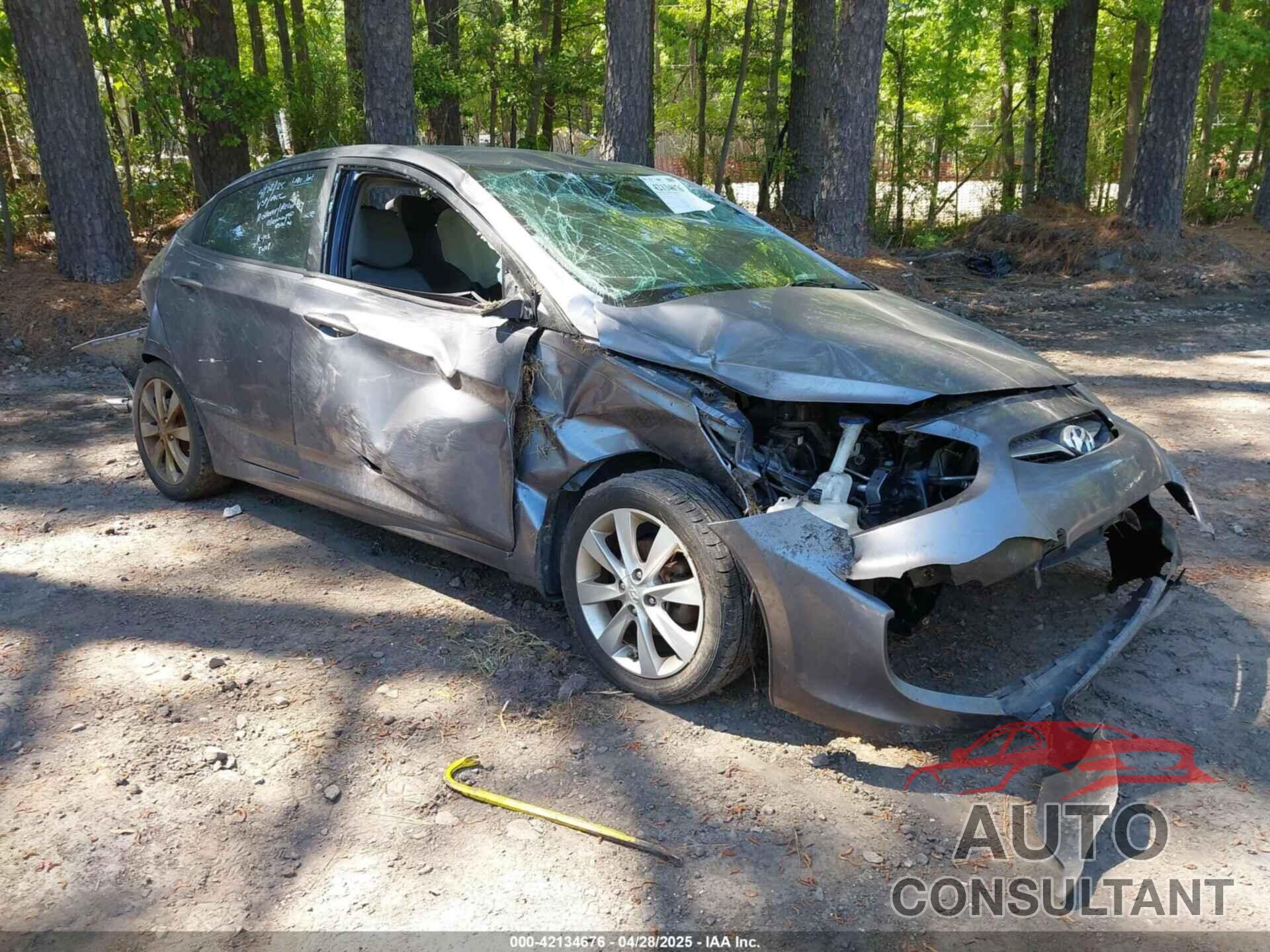 HYUNDAI ACCENT 2014 - KMHCU4AEXEU590240